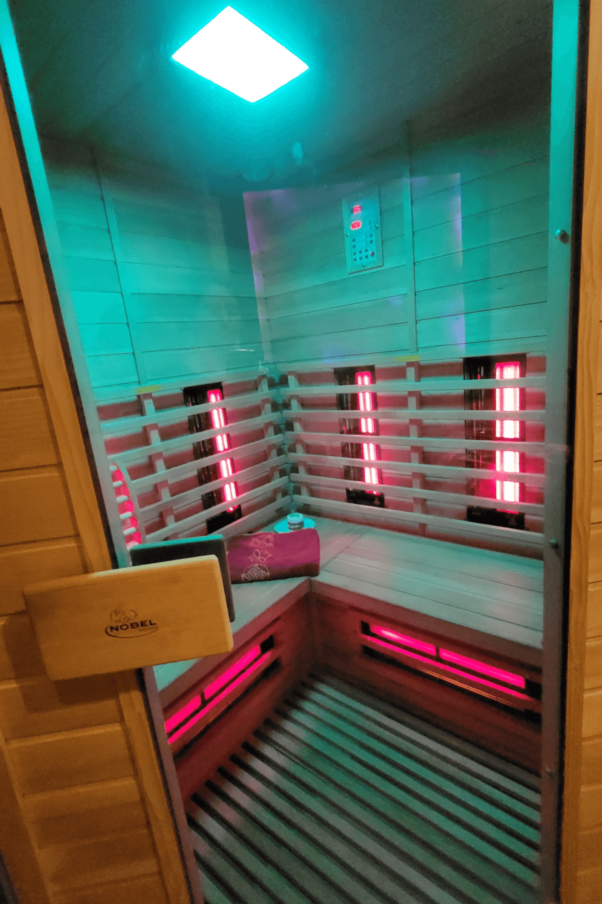 Sauna der Ferienwohnung Allerblick in Celle