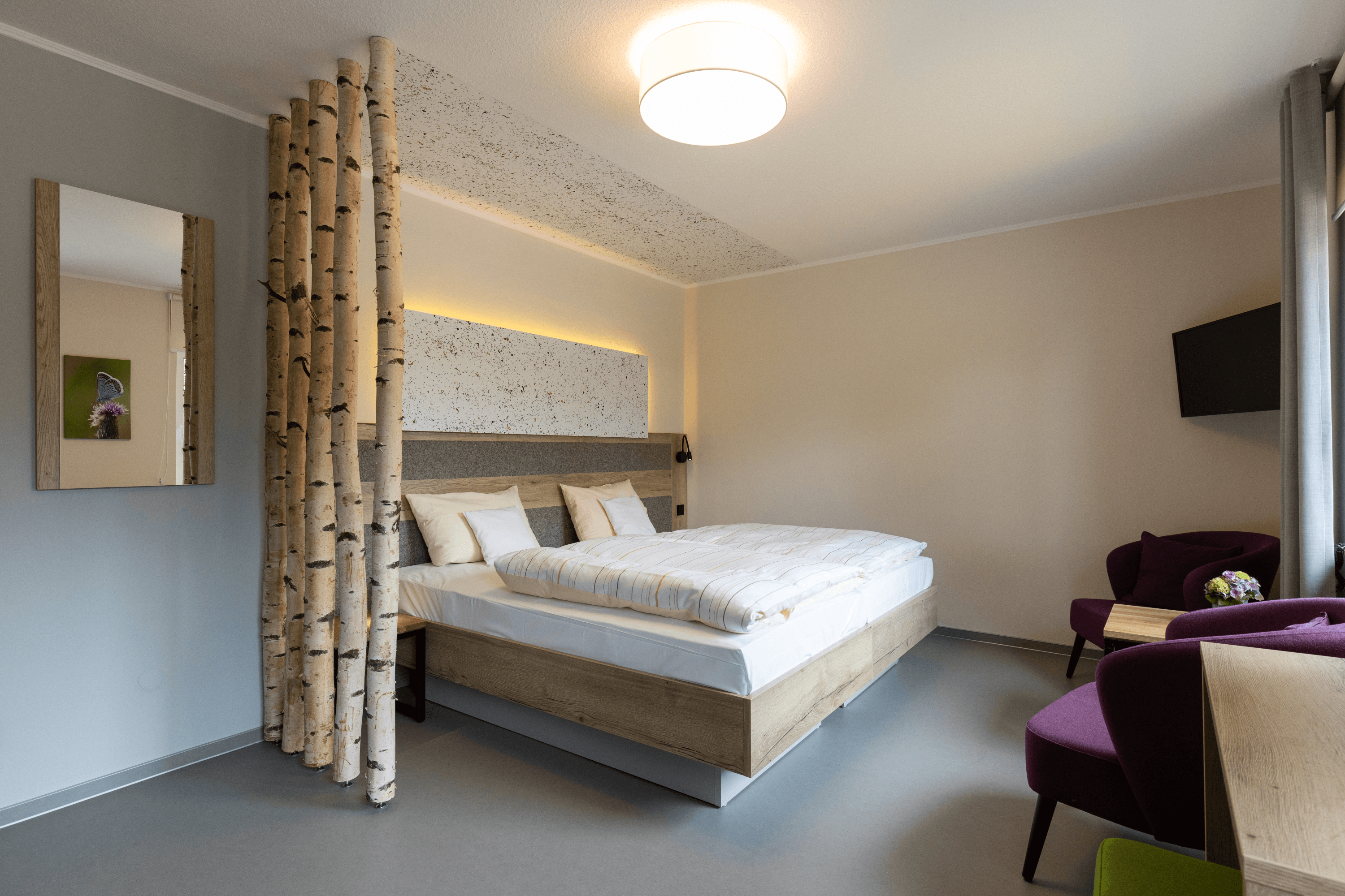 Doppelzimmer im Hotel im Wiesengrund bei Hermannsburg