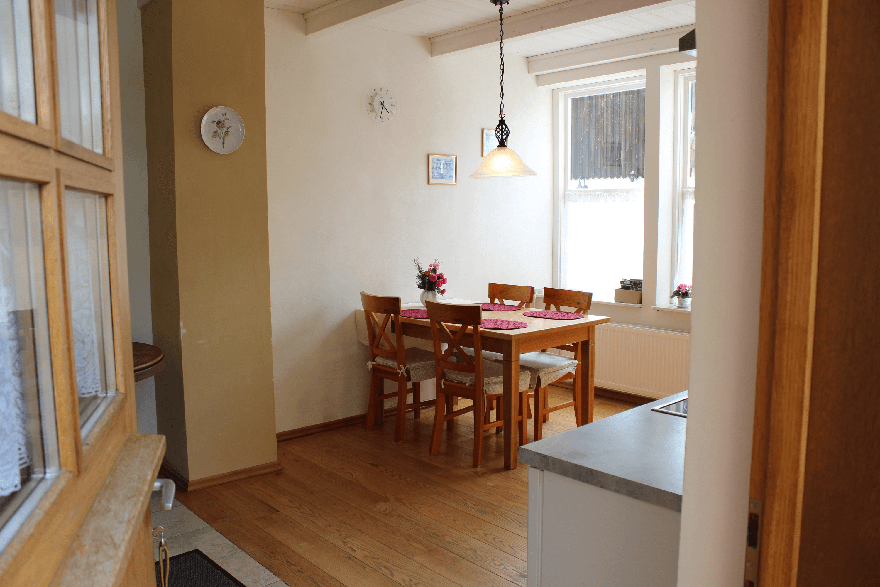 Küche in der Ferienwohnung Bernsteinstube in Hermannsburg