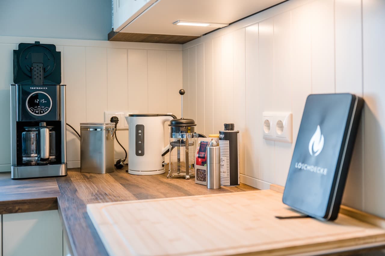 Küche im Ferienhaus Waldstraße 7 in Hermannsburg