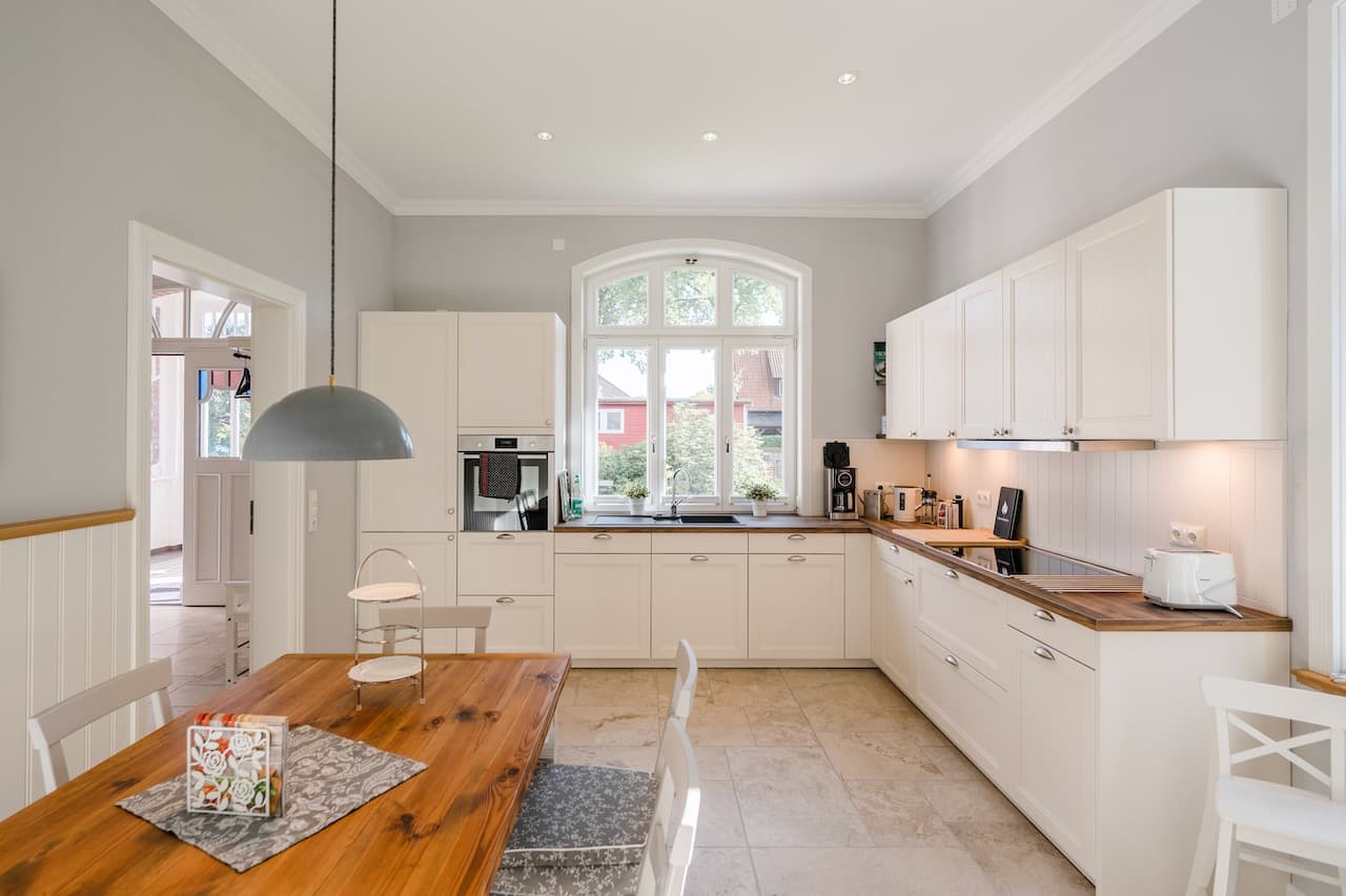 Küche im Ferienhaus Waldstraße 7 in Hermannsburg