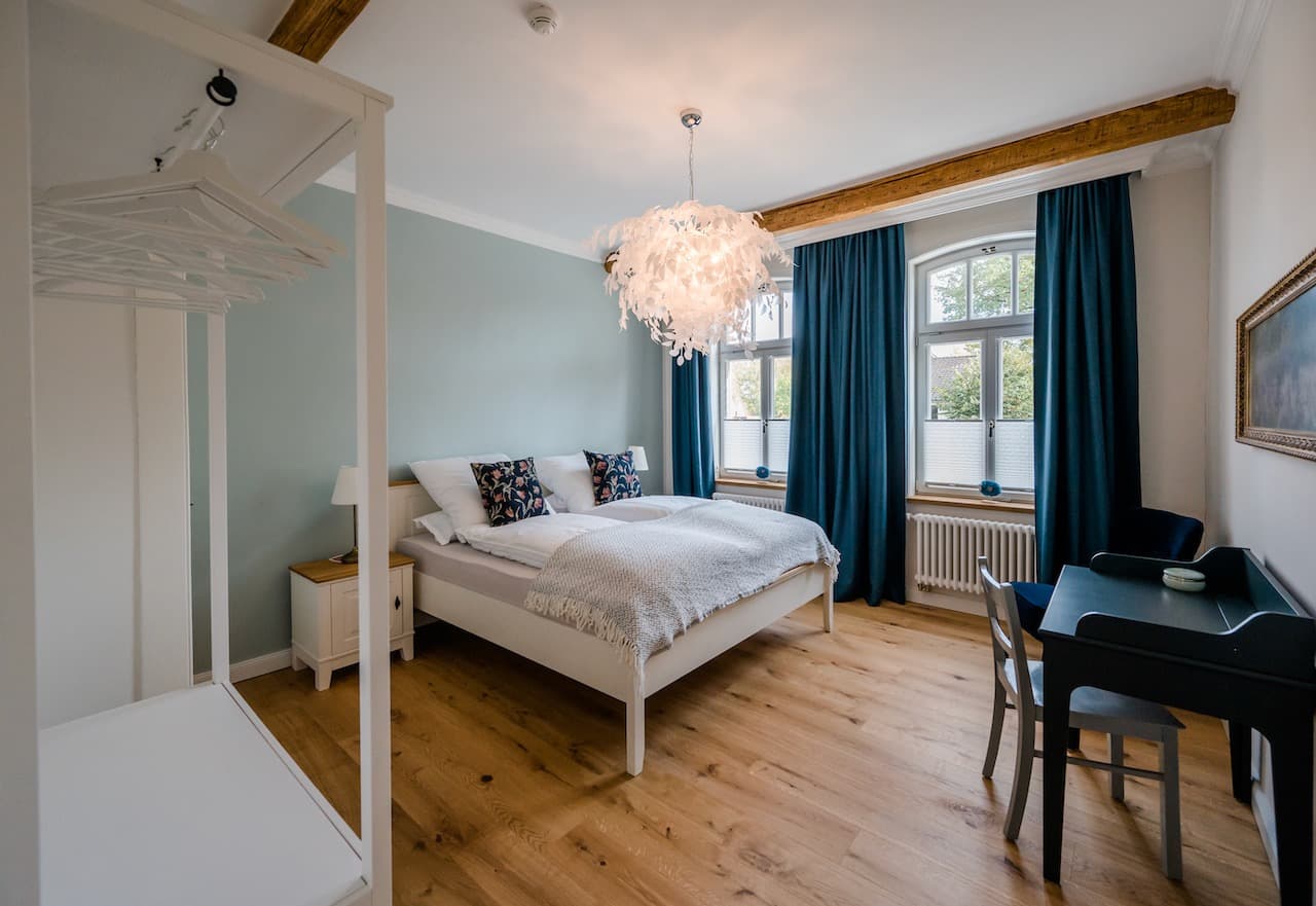 Schlafzimmer im Ferienhaus Waldstraße 7 in Hermannsburg