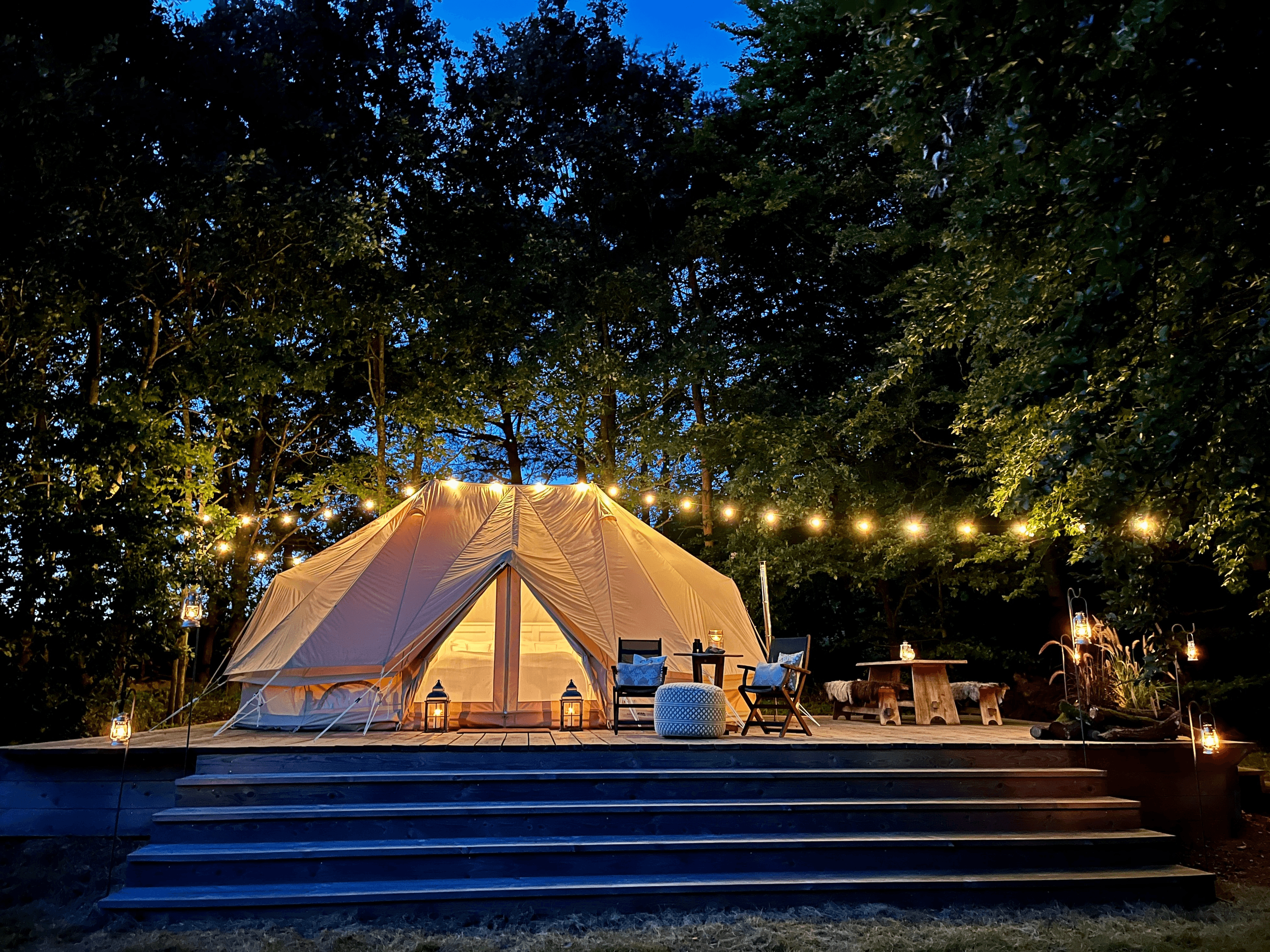 Glamping in der Lüneburger Heide in Bispingen am Stimbekhof