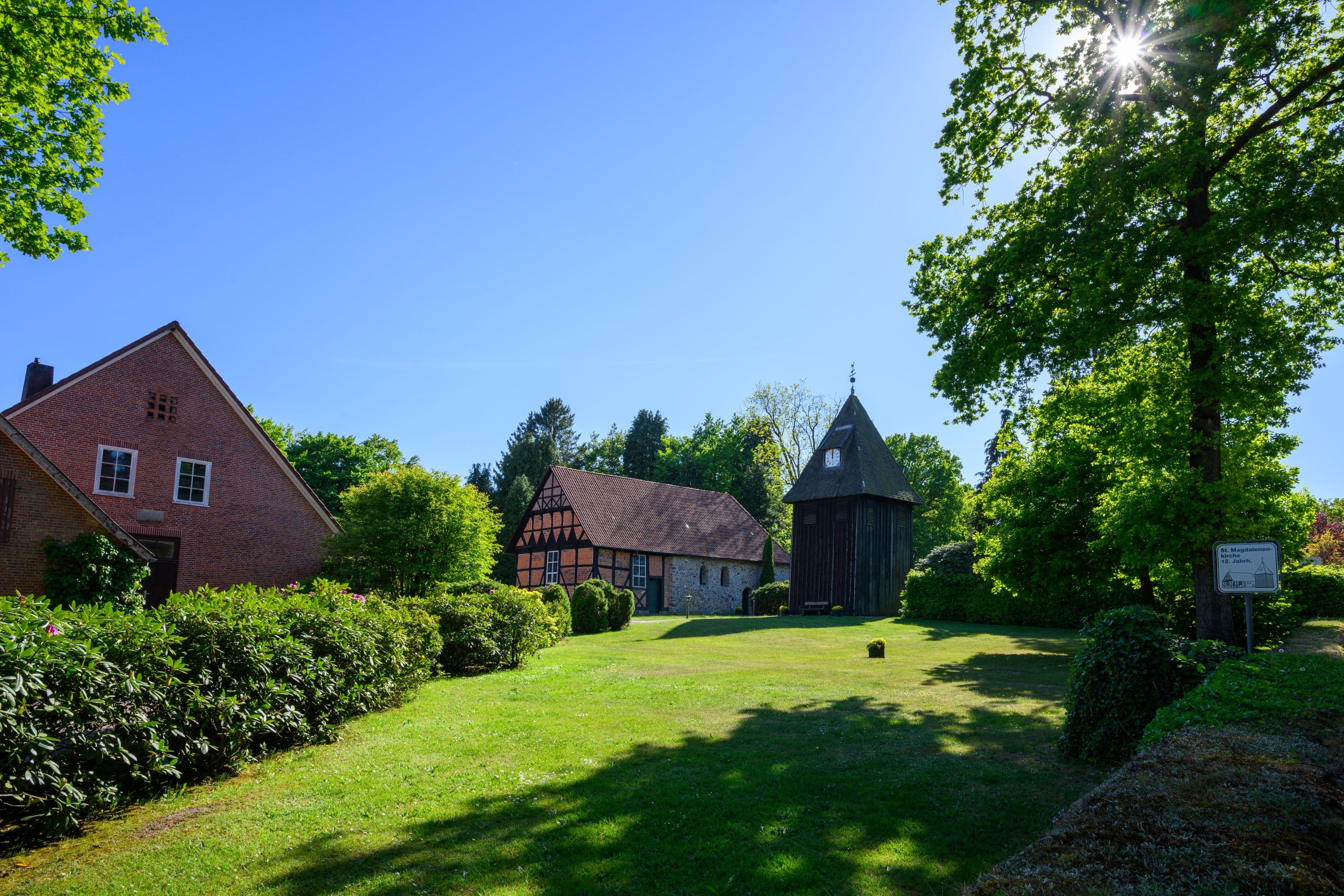 St. Magdalenenkirche in Undeloh in der Lüneburger Heide