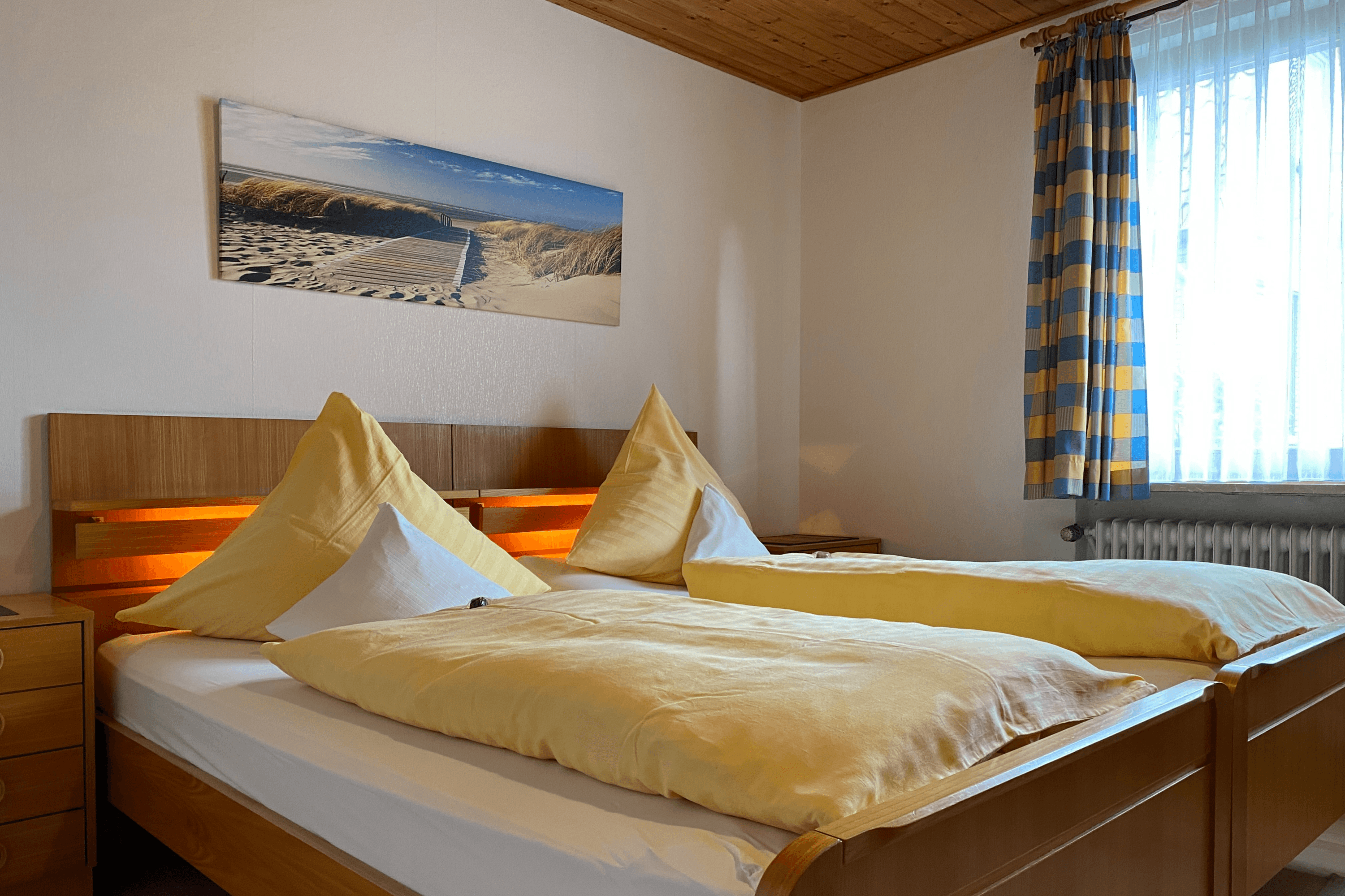 Schlafzimmer in der Ferienwohnung Bädke in Müden Örtze