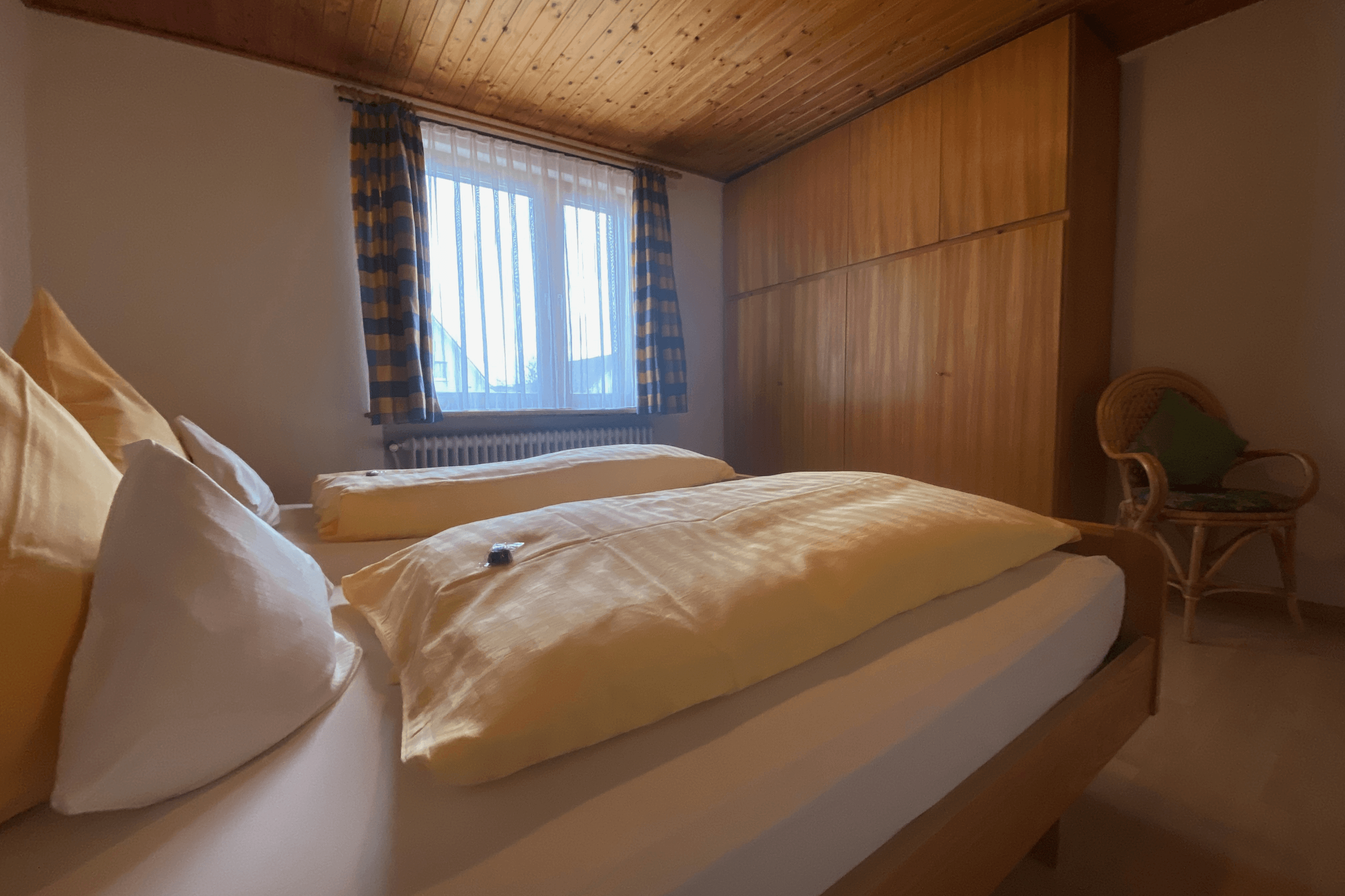 Schlafzimmer in der Ferienwohnung Bädke in Müden Örtze