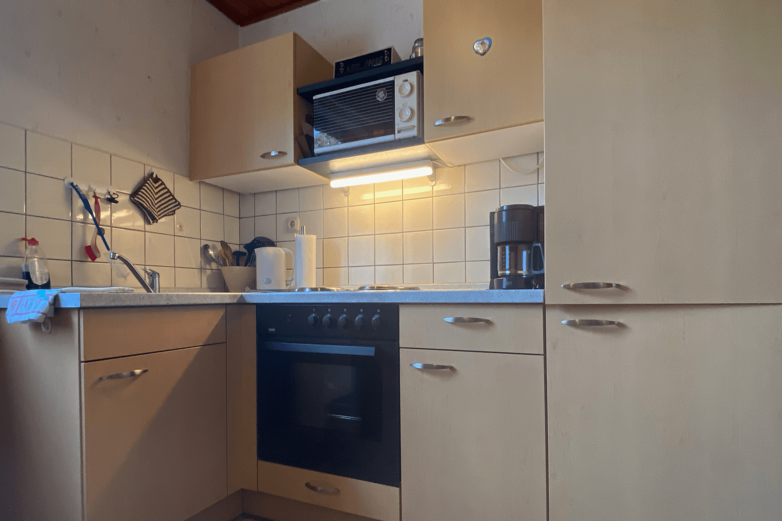 Küche in der Ferienwohnung Bädke in Müden Örtze