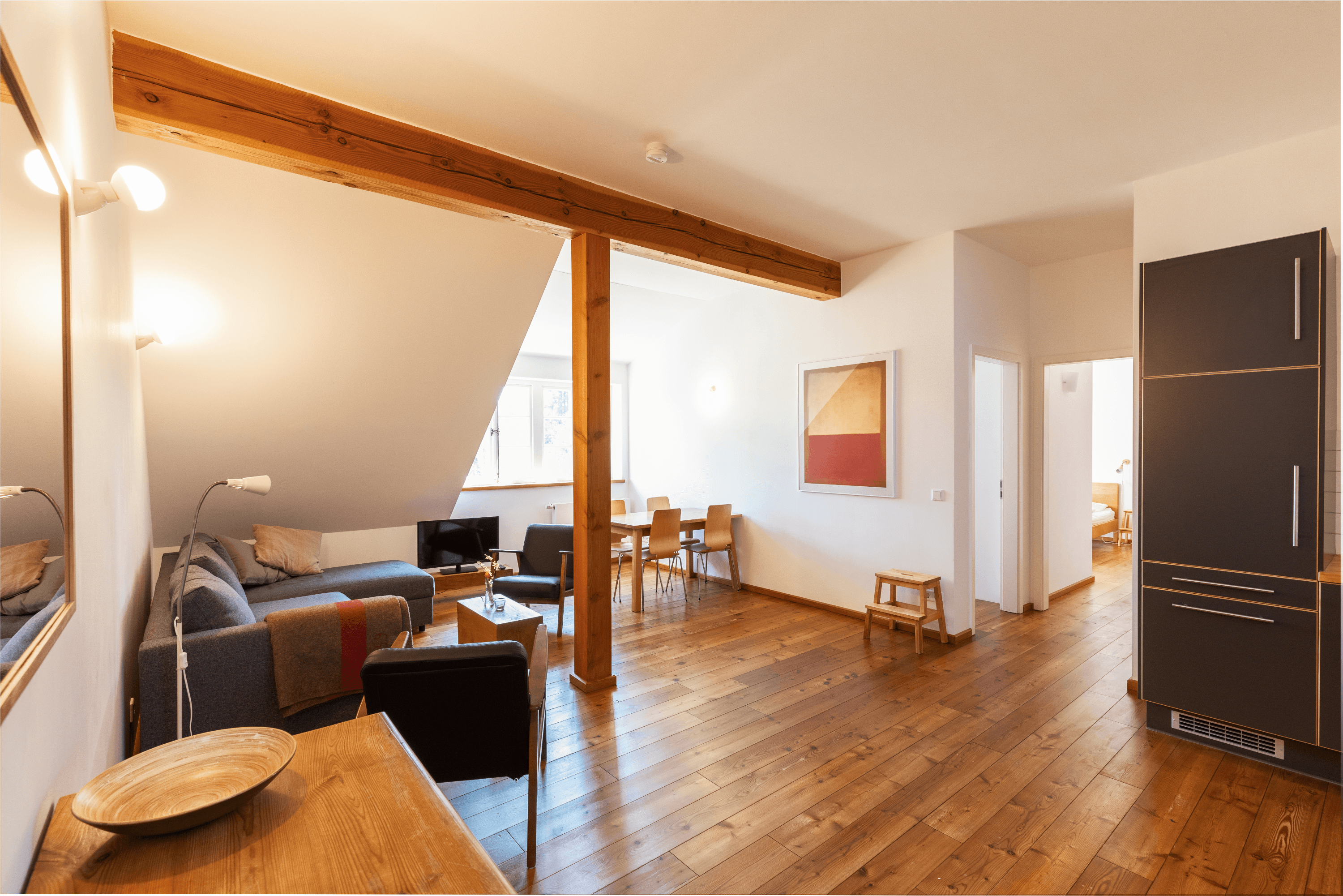 Wohnzimmer Ferienwohnung 3 auf dem Winkelhof Müden Örtze