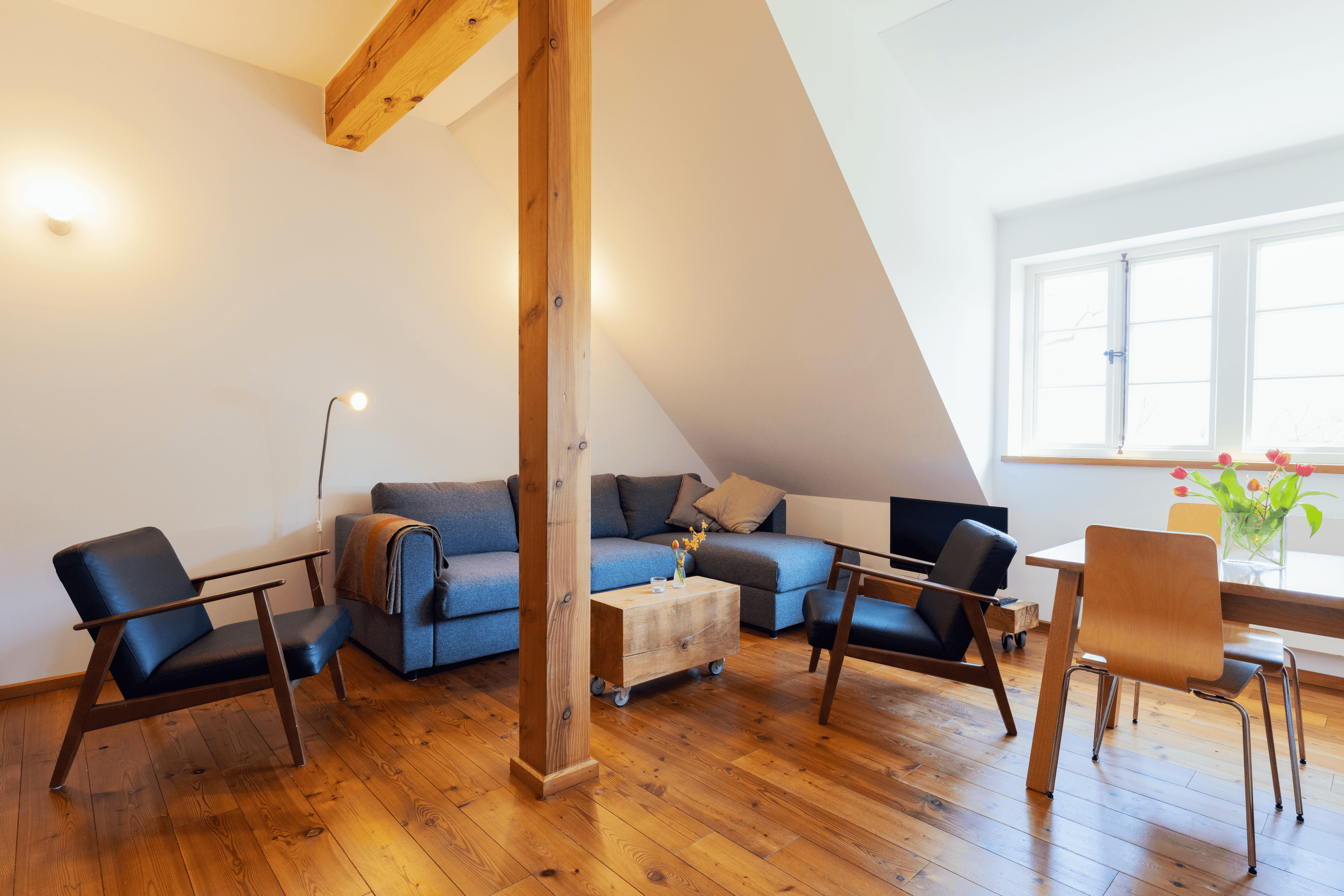 Wohnzimmer Ferienwohnung 3 auf dem Winkelhof Müden Örtze