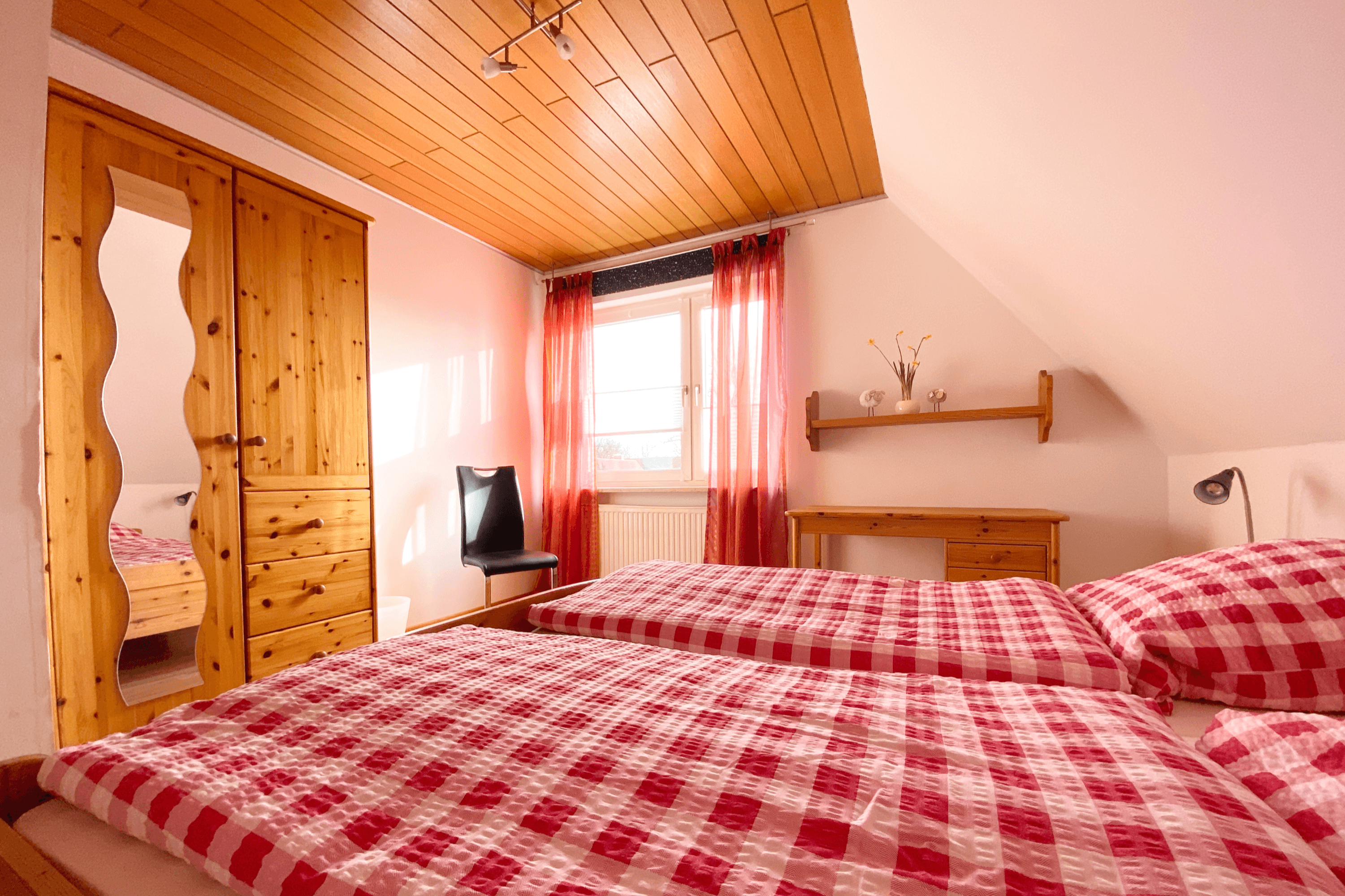 Schlafzimmer in der Ferienwohnung Ahrens Müden Örtze