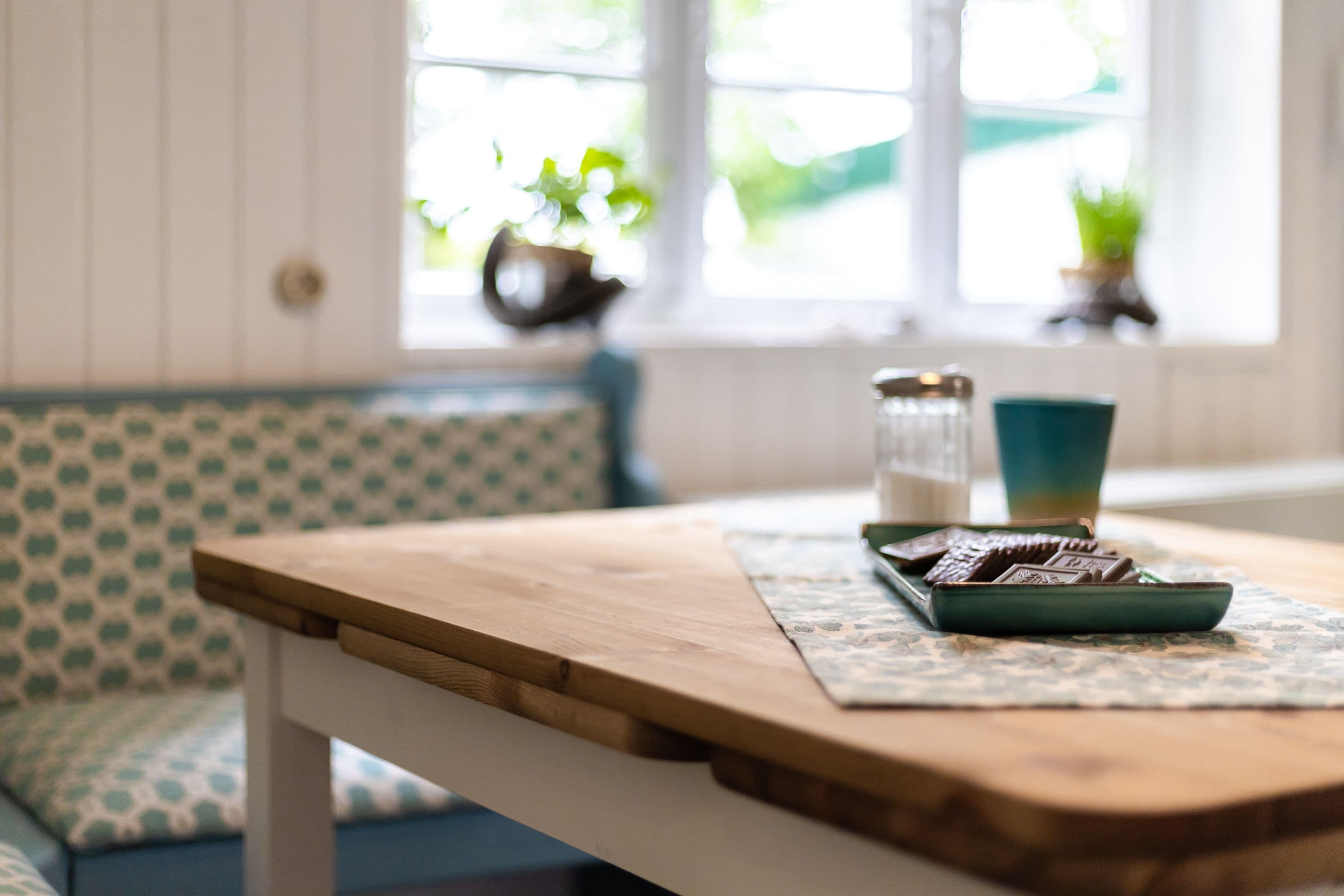 Küche in dem Ferienhaus Heidschnuckenhof Niederohe