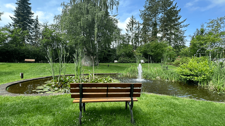 Garten im VitalHotel Ascona in Bad Bevensen