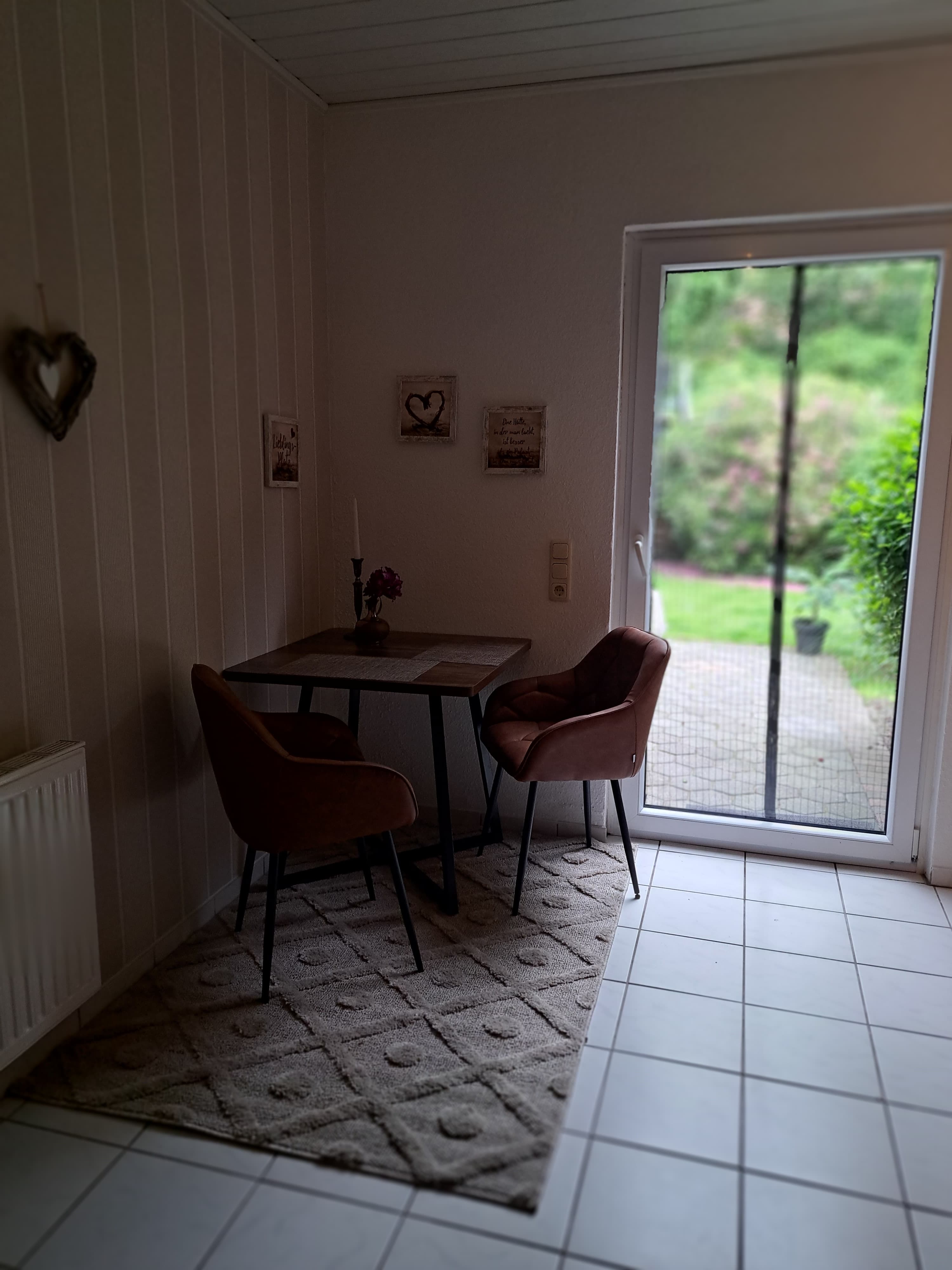 Essecke in dem Ferienhaus am Heidschnuckenweg Faßberg