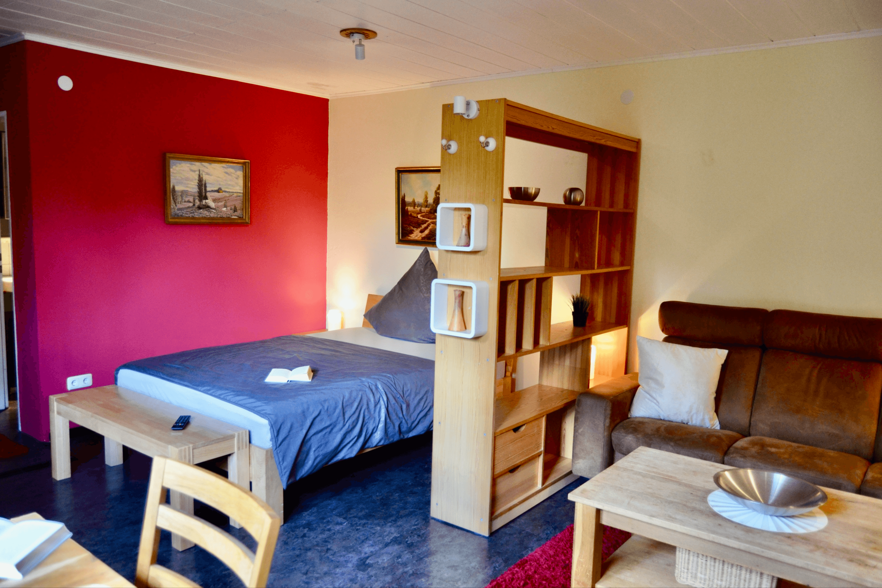 Wohnbereich in der Ferienwohnung an der Örtze Müden Örtze