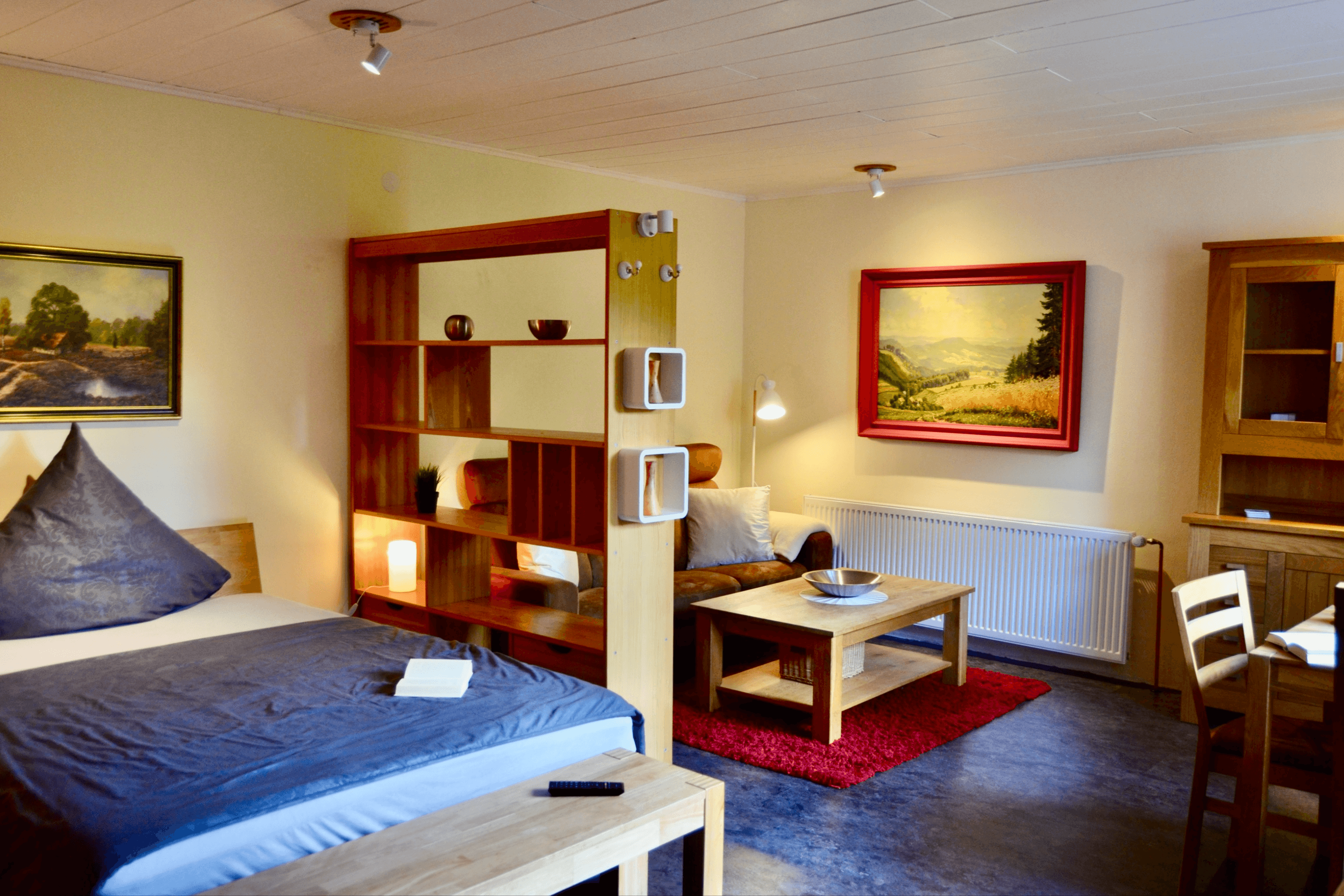 Wohnbereich in der Ferienwohnung an der Örtze Müden Örtze