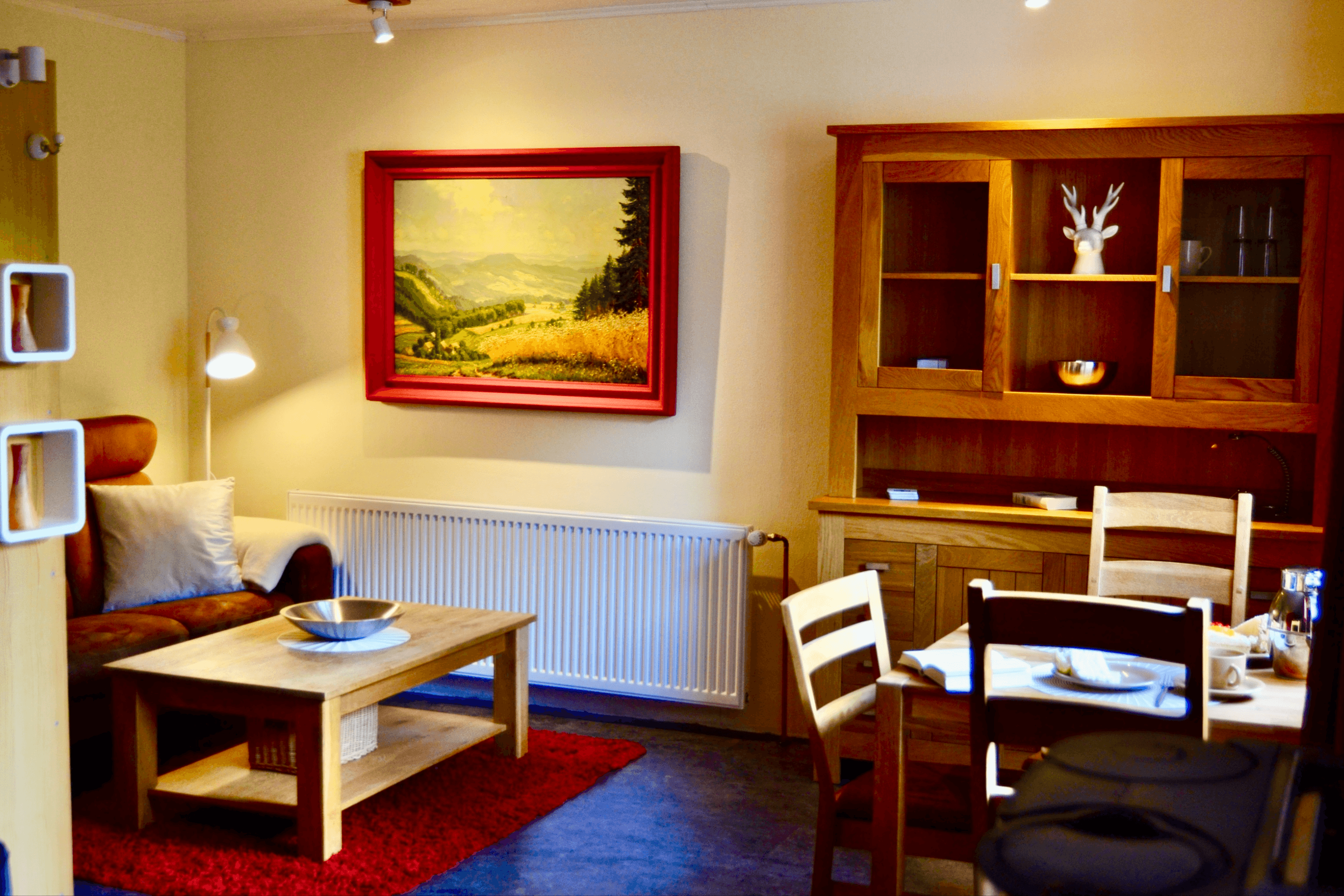 Wohnbereich in der Ferienwohnung an der Örtze Müden Örtze