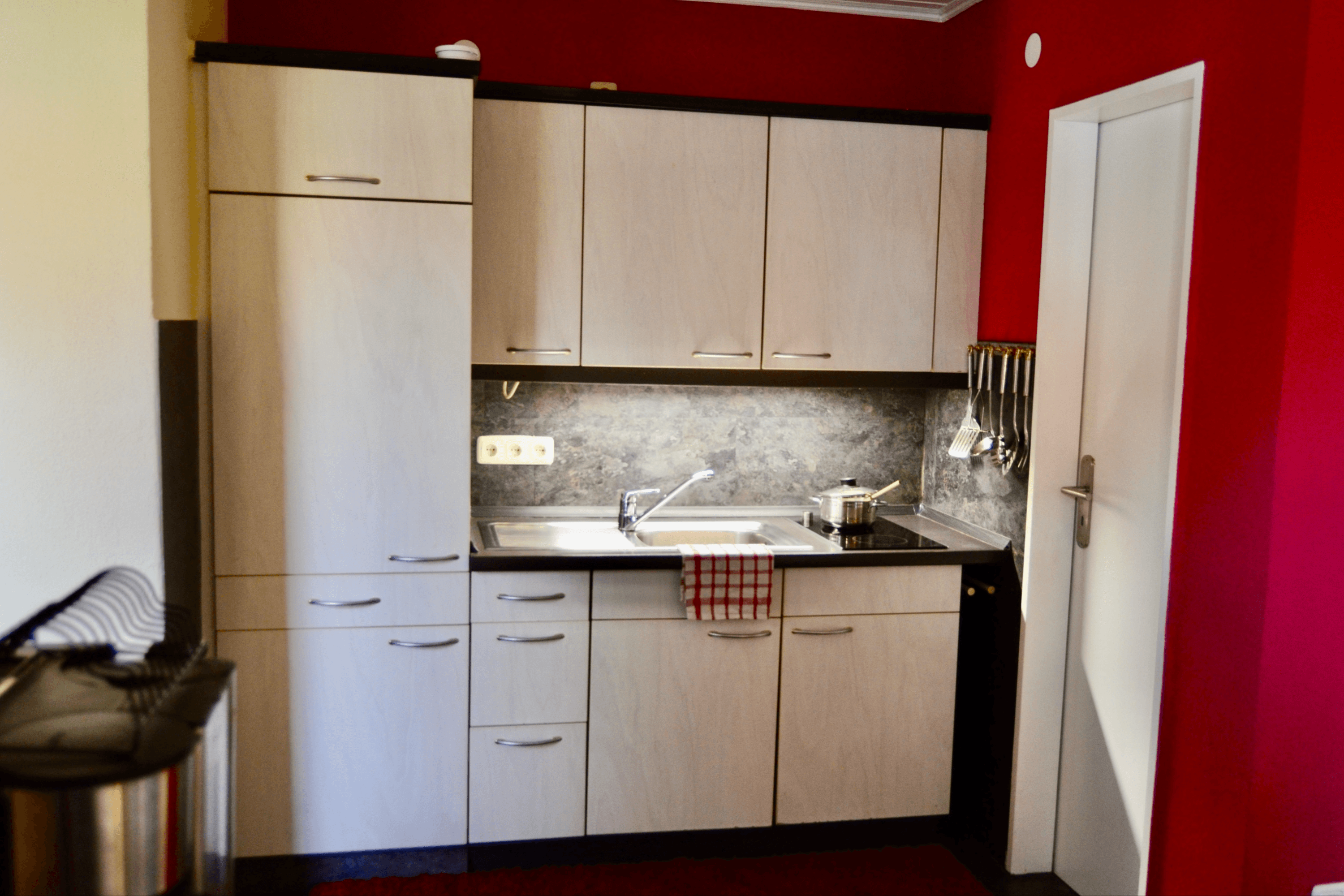 Küche in der Ferienwohnung an der Örtze Müden Örtze