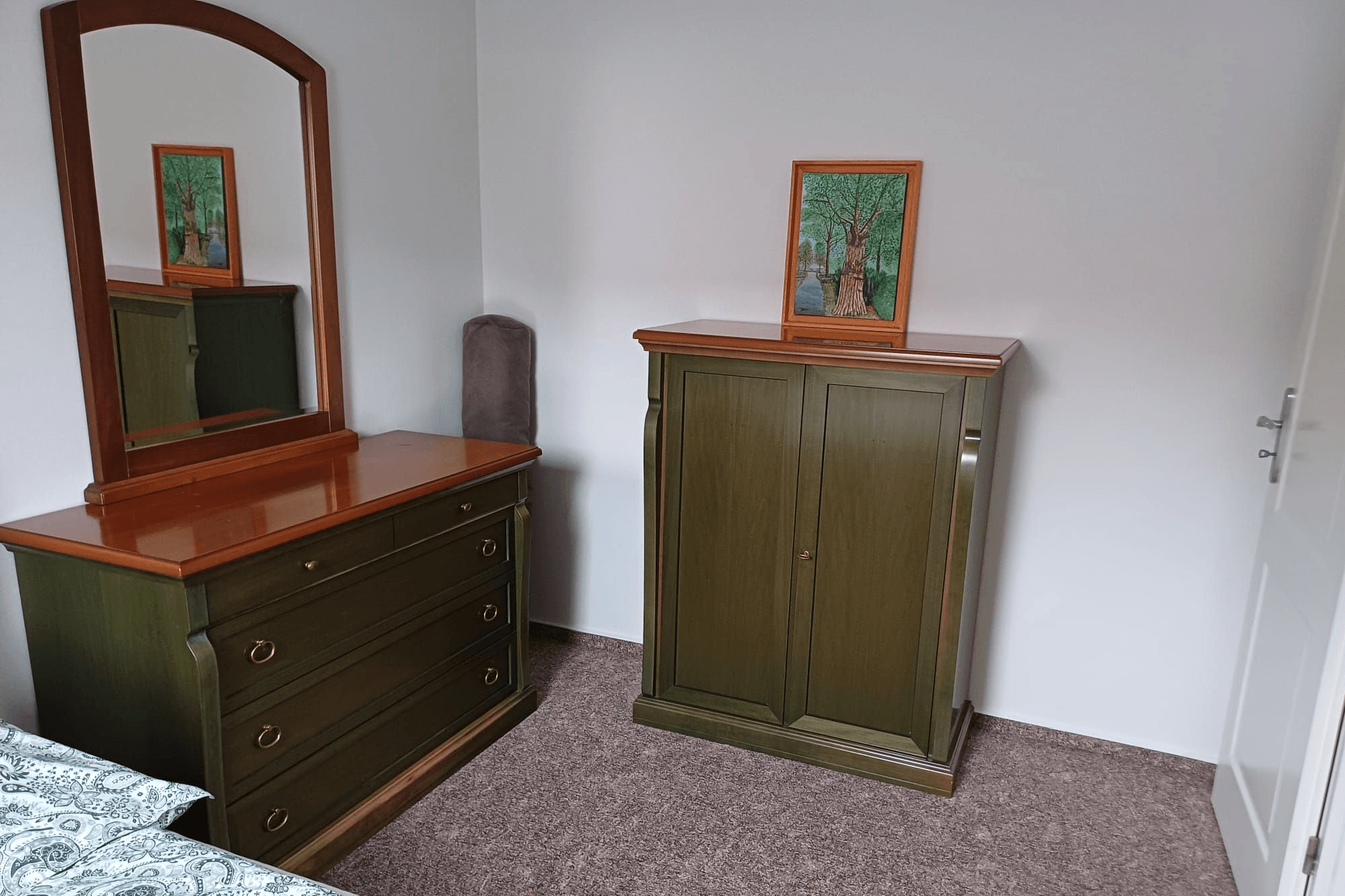 Schlafzimmer in Nolte's Ferienwohnung Bröckel