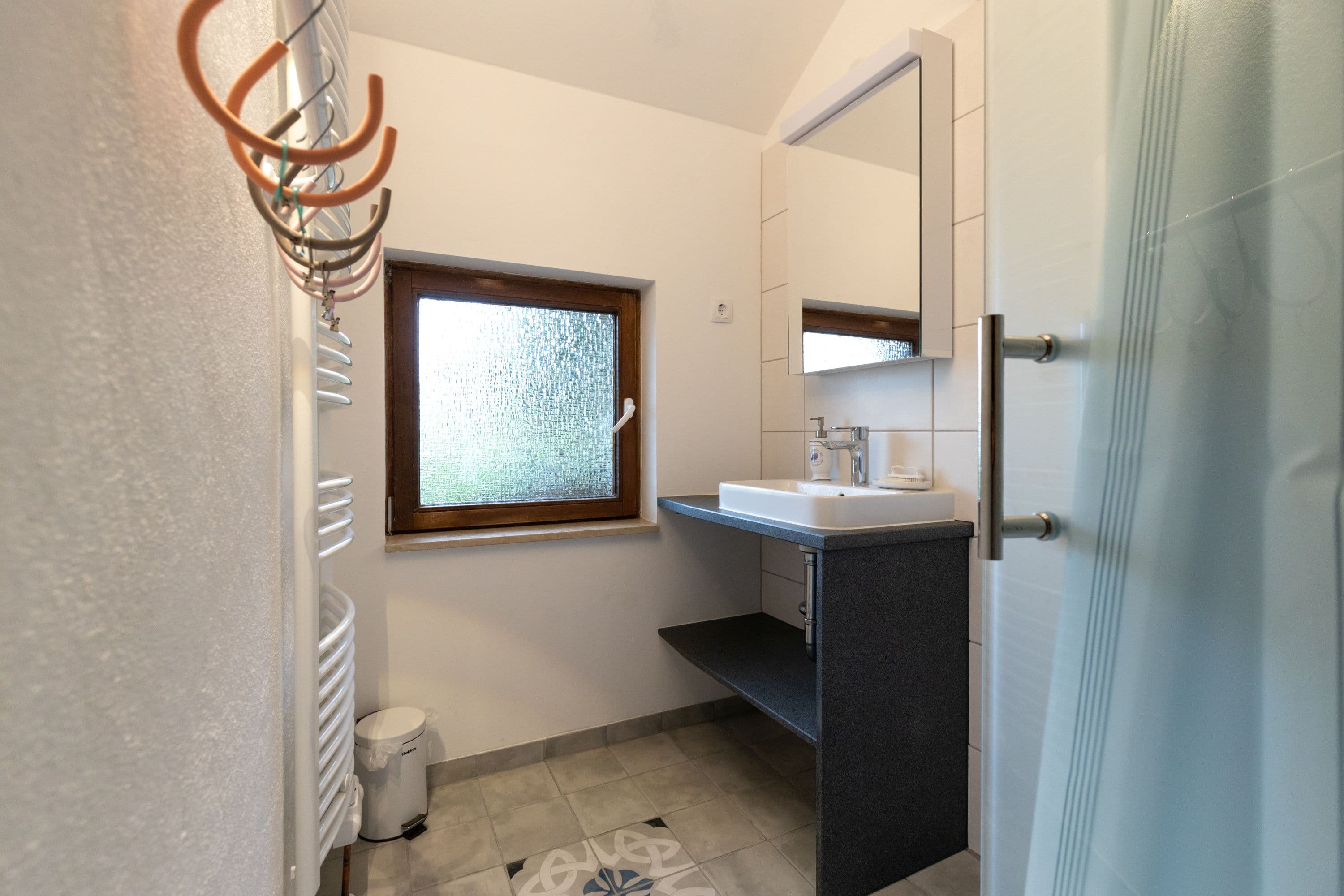 Badezimmer im Ferienhaus Schneider in Wietze