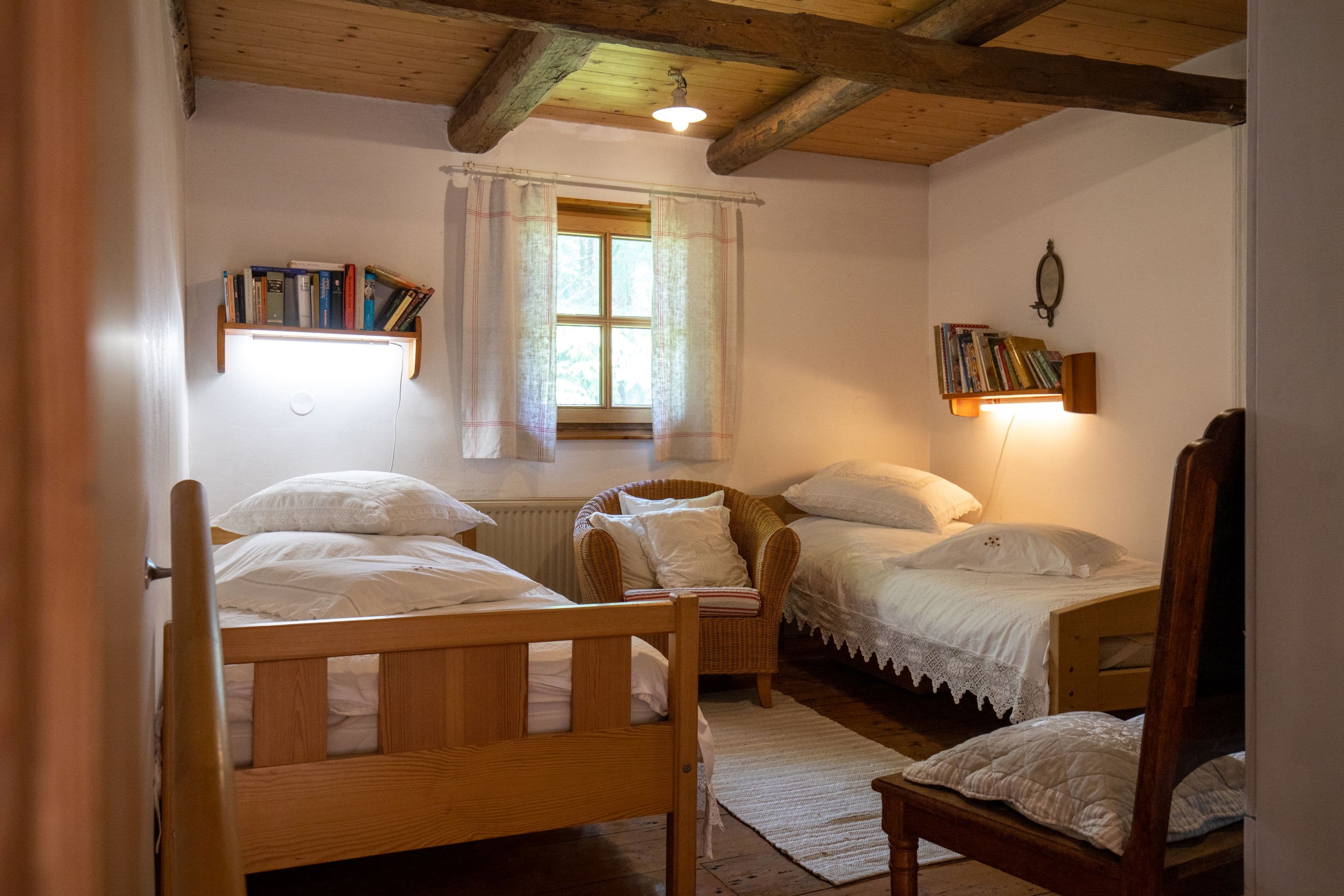 Schlafzimmer im Ferienhaus Schneider in Wietze