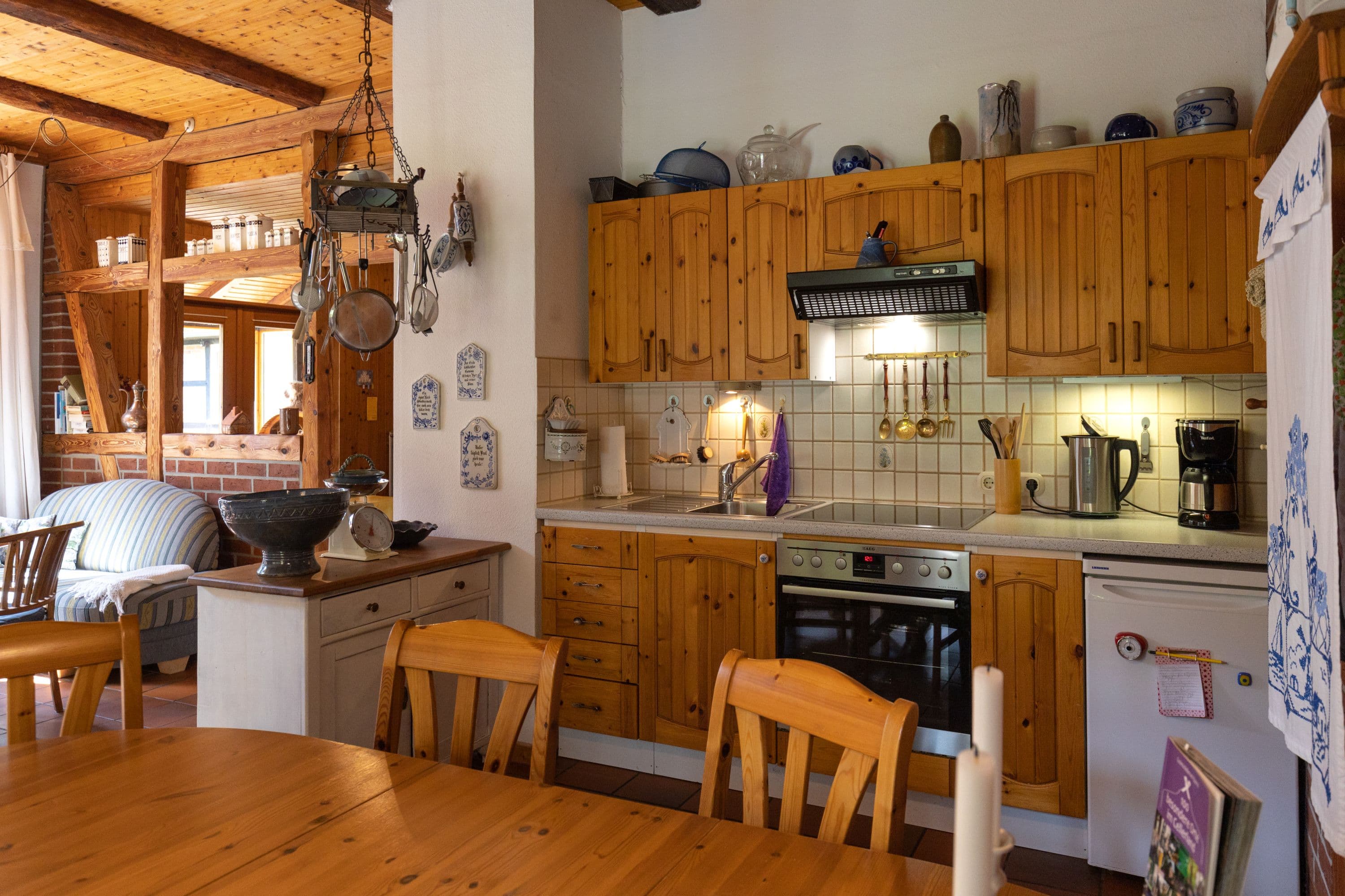 Küche im Ferienhaus Schneider in Wietze