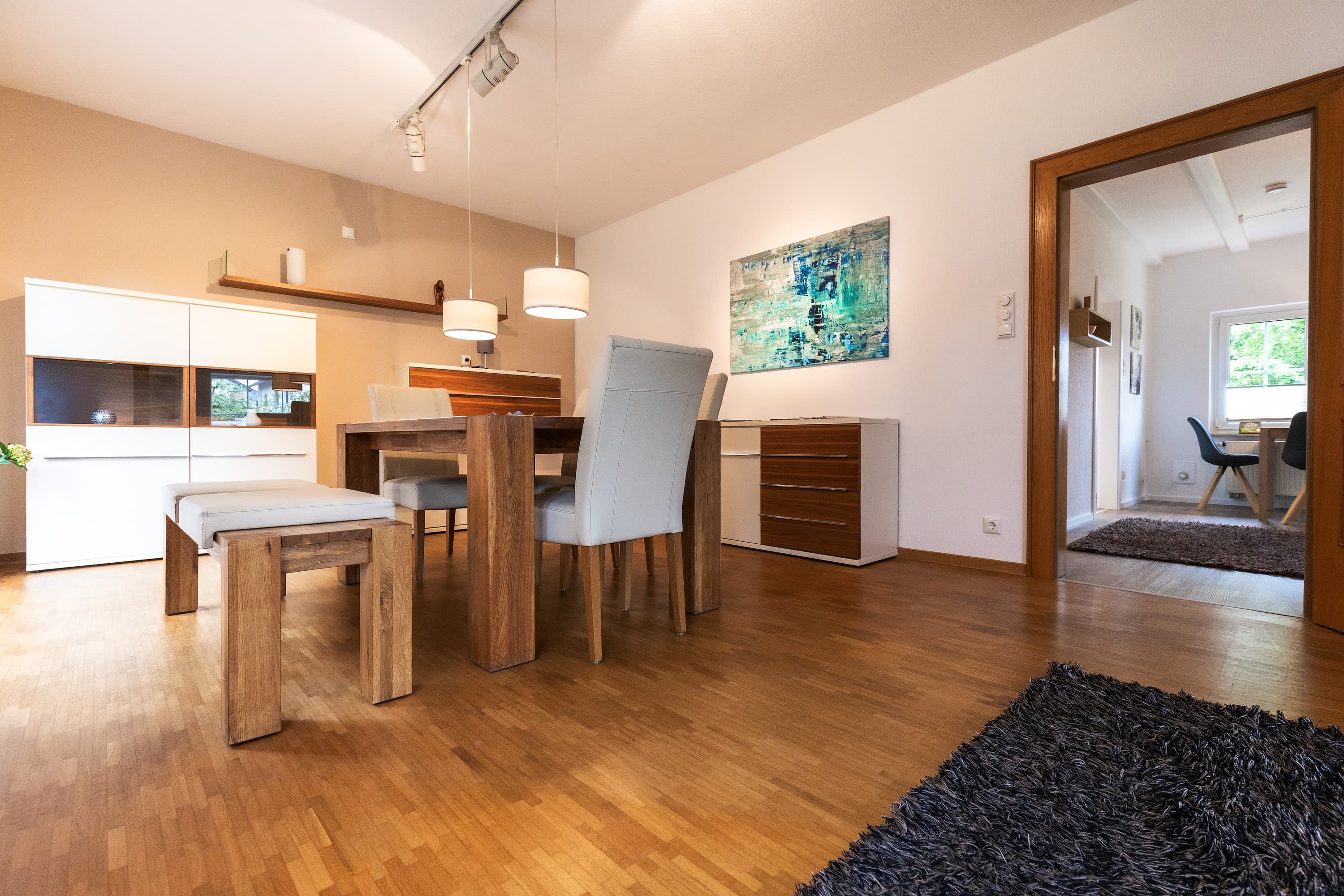 Esszimmer im Ferienhaus Eschede