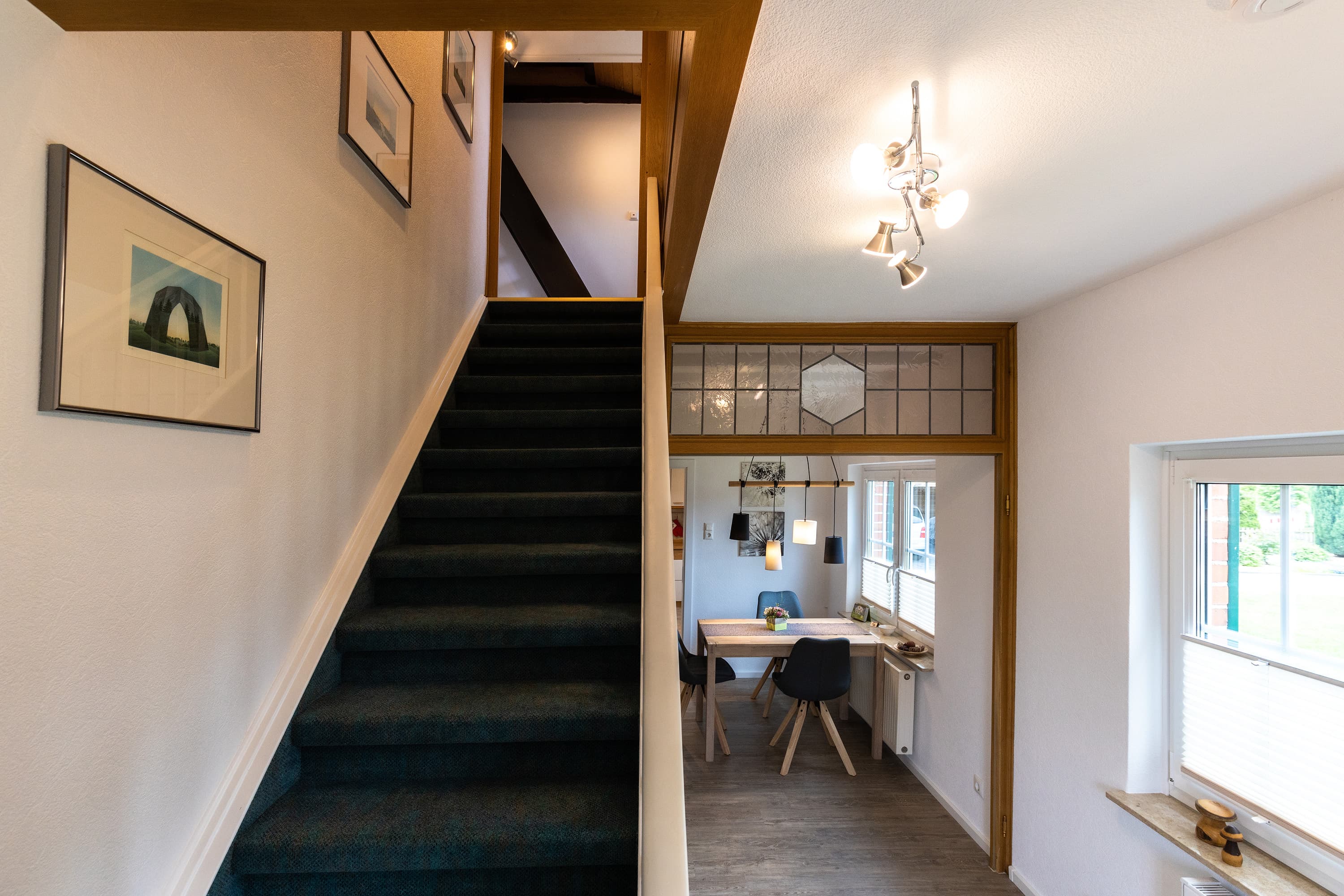 Treppe im Ferienhaus Eschede