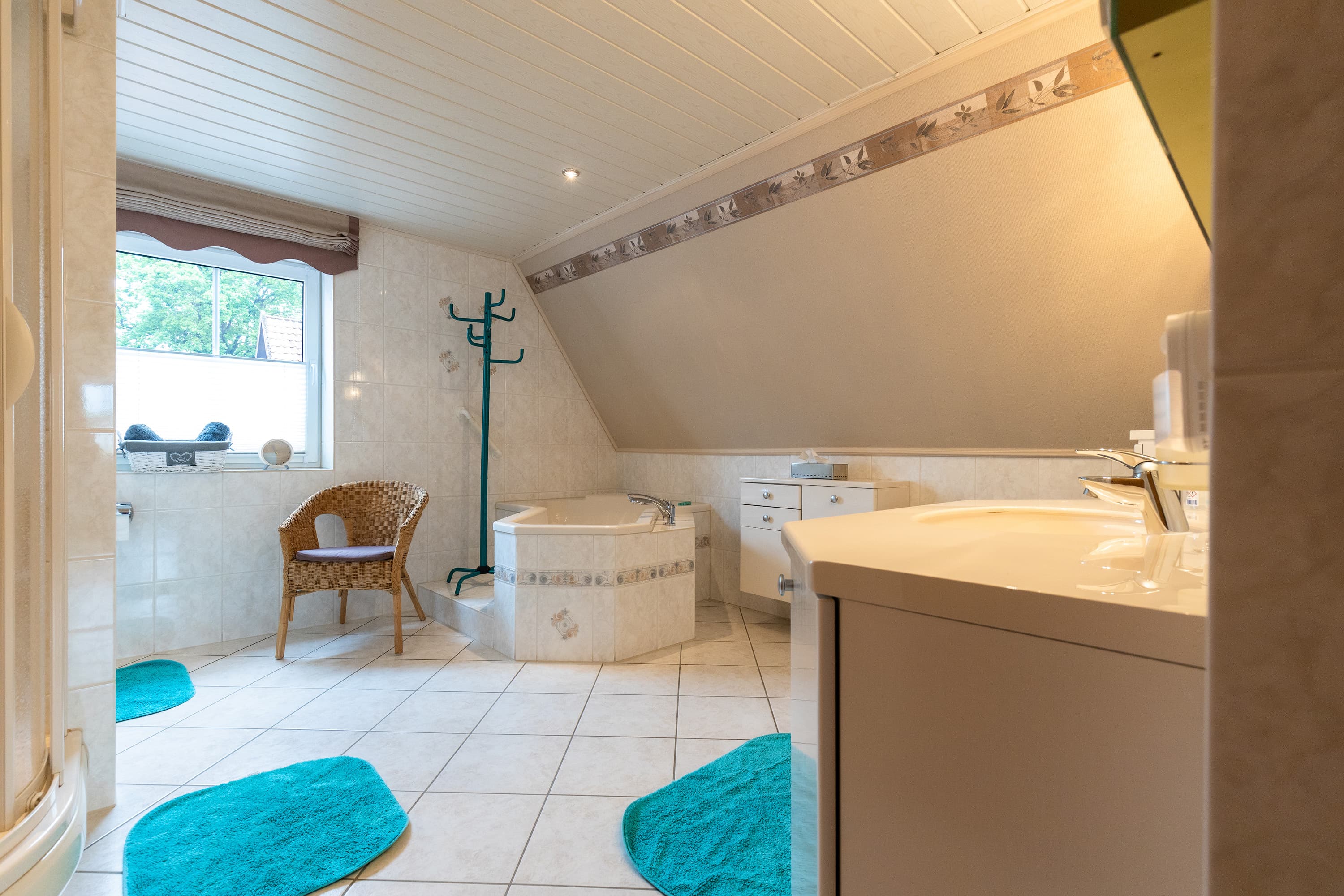 Badezimmer im Ferienhaus Eschede