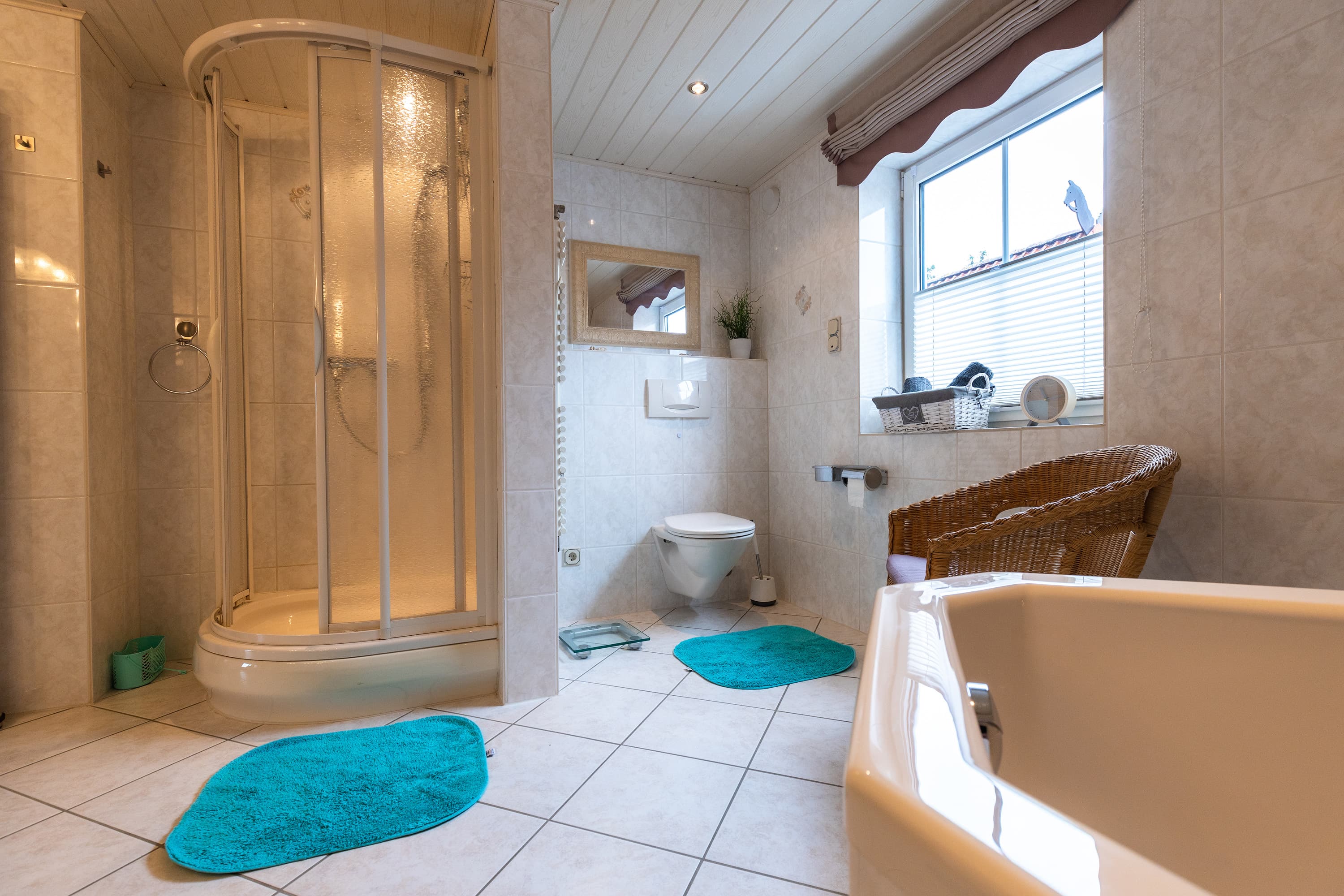 Badezimmer im Ferienhaus Eschede