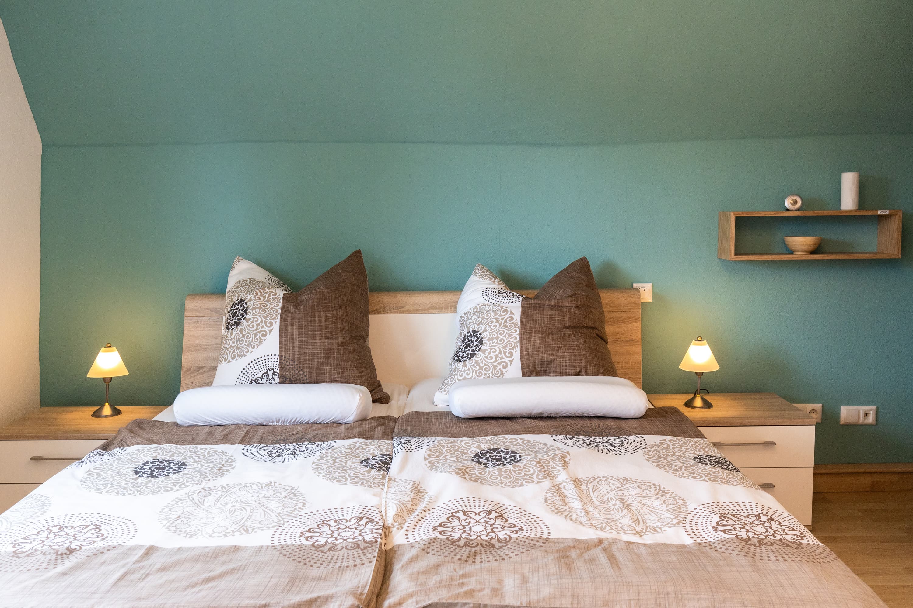 Schlafzimmer im Ferienhaus Eschede