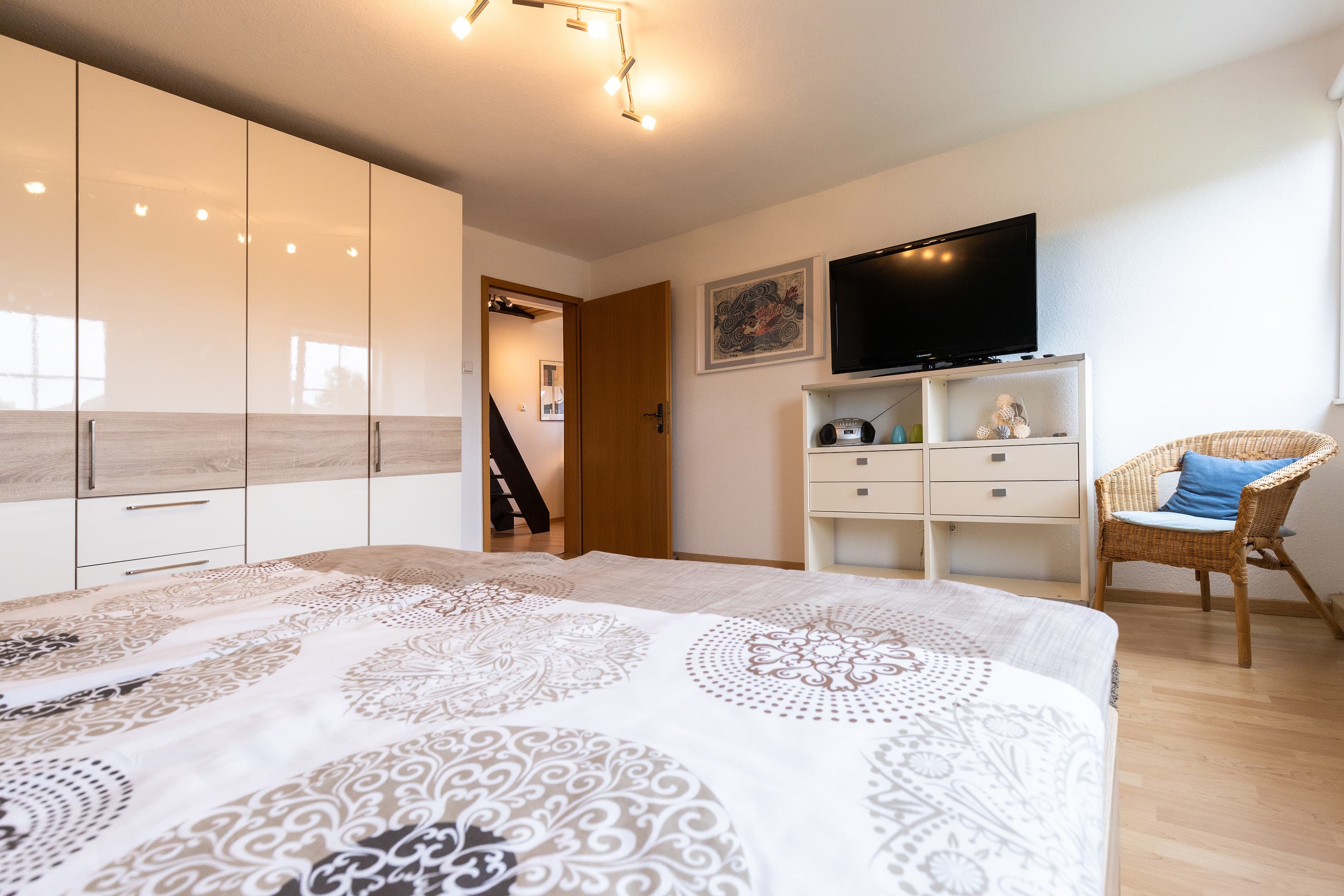 Schlafzimmer im Ferienhaus Eschede