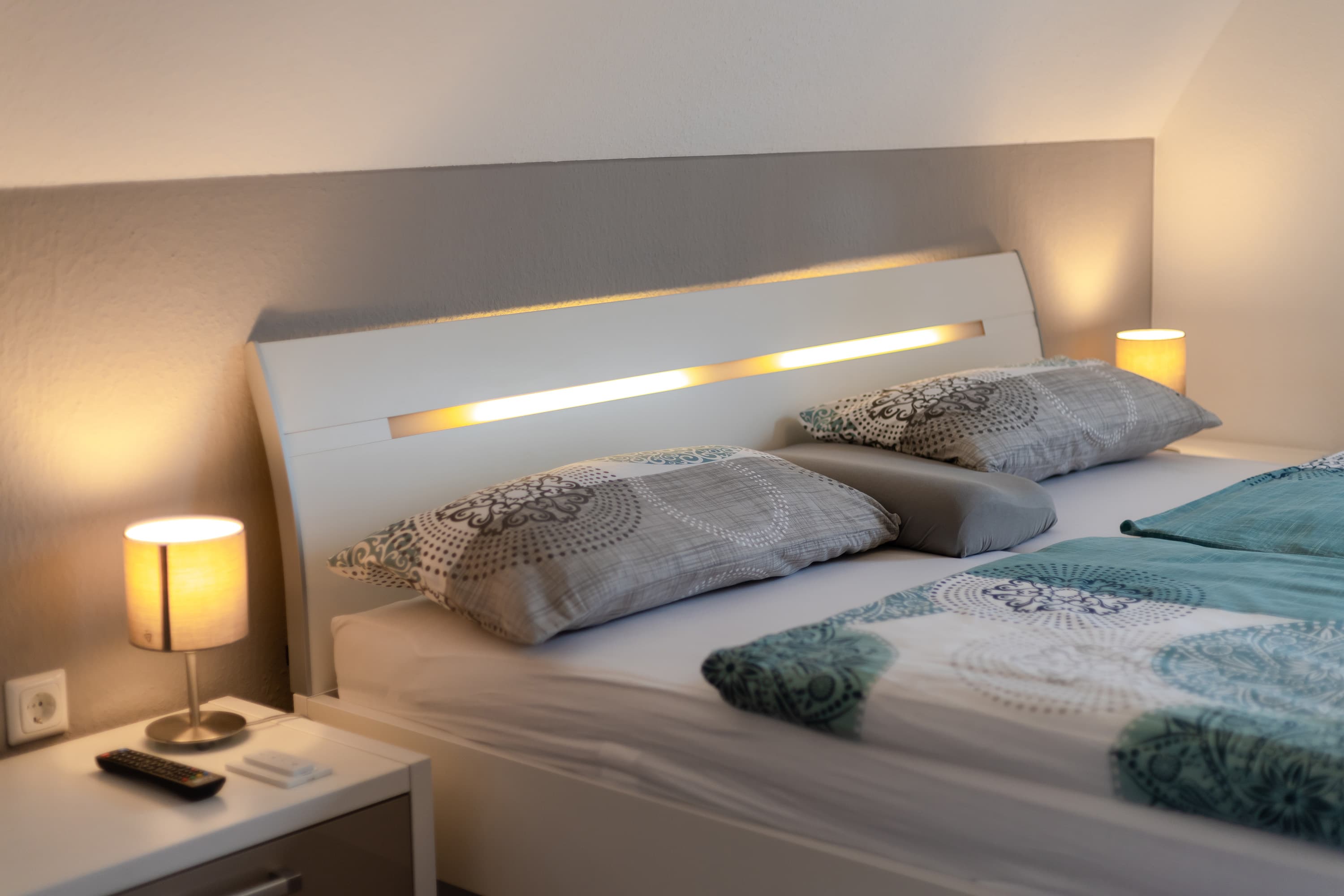 Schlafzimmer im Ferienhaus Eschede