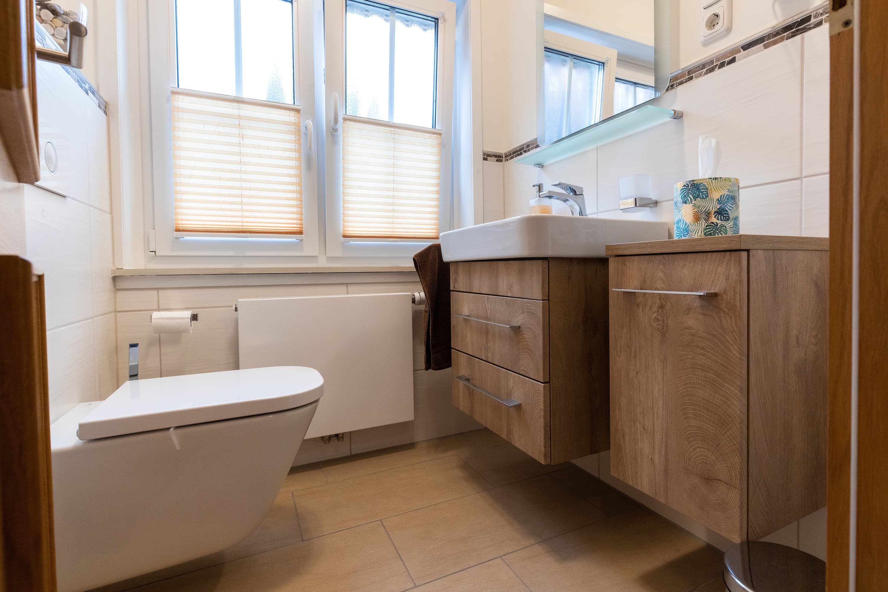 Gästebad im Ferienhaus Eschede