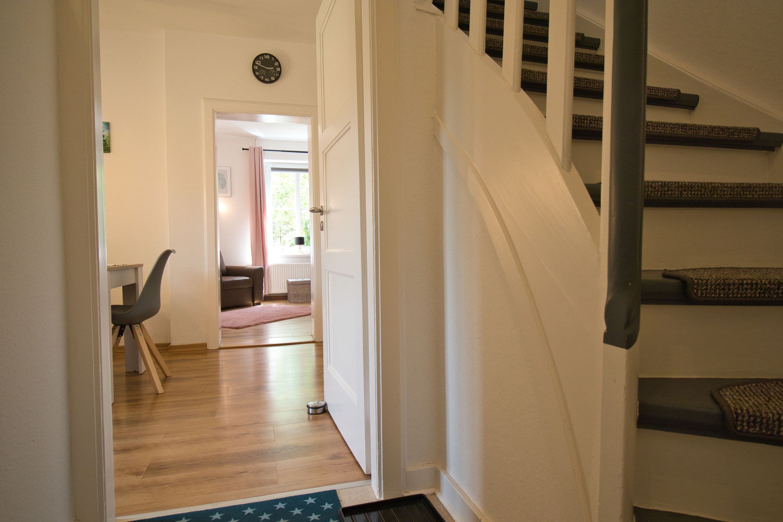 Flur in dem Ferienhaus Haas am Heidschnuckenweg Faßberg