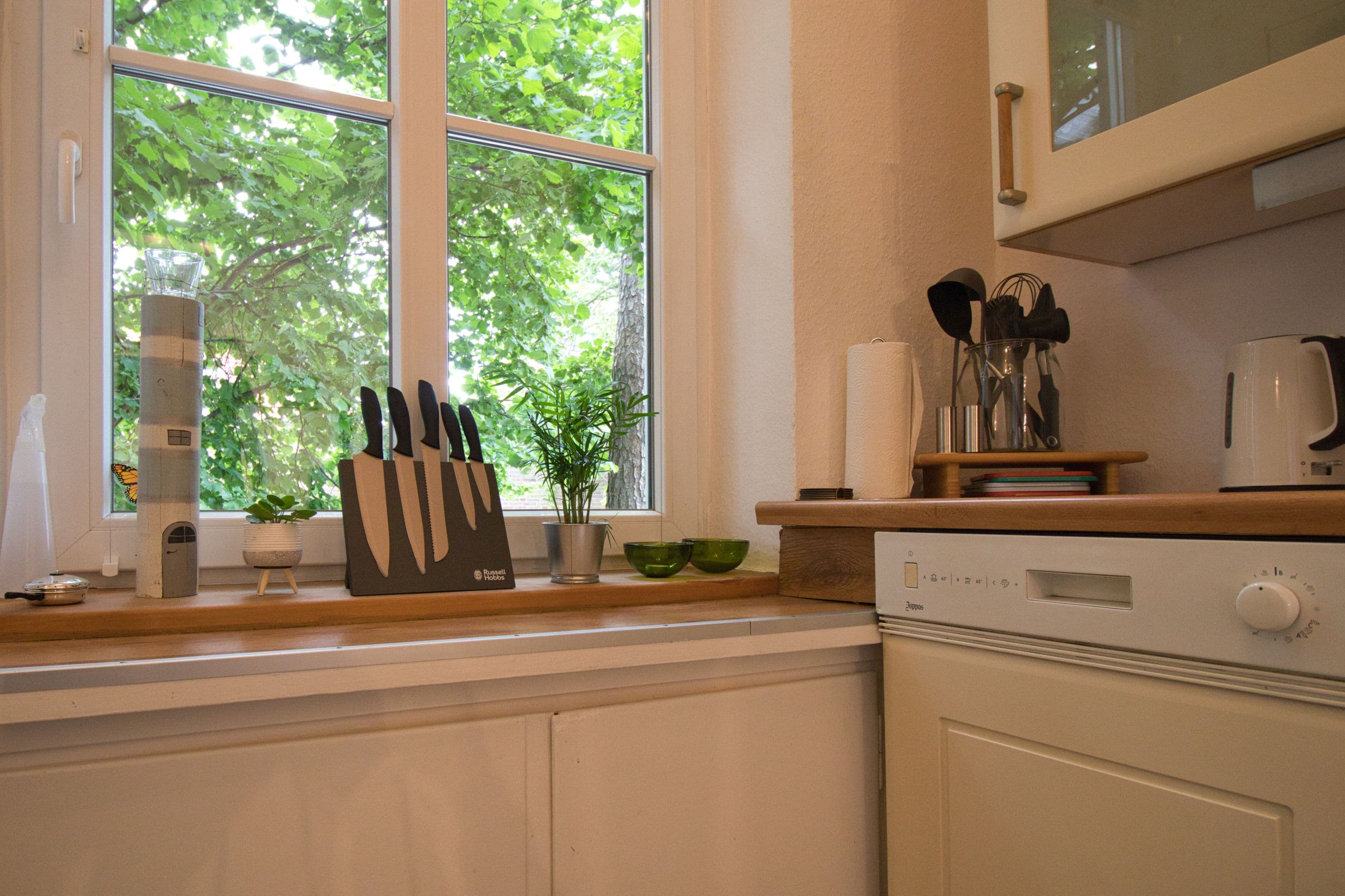 Küche in dem Ferienhaus Haas am Heidschnuckenweg Faßberg