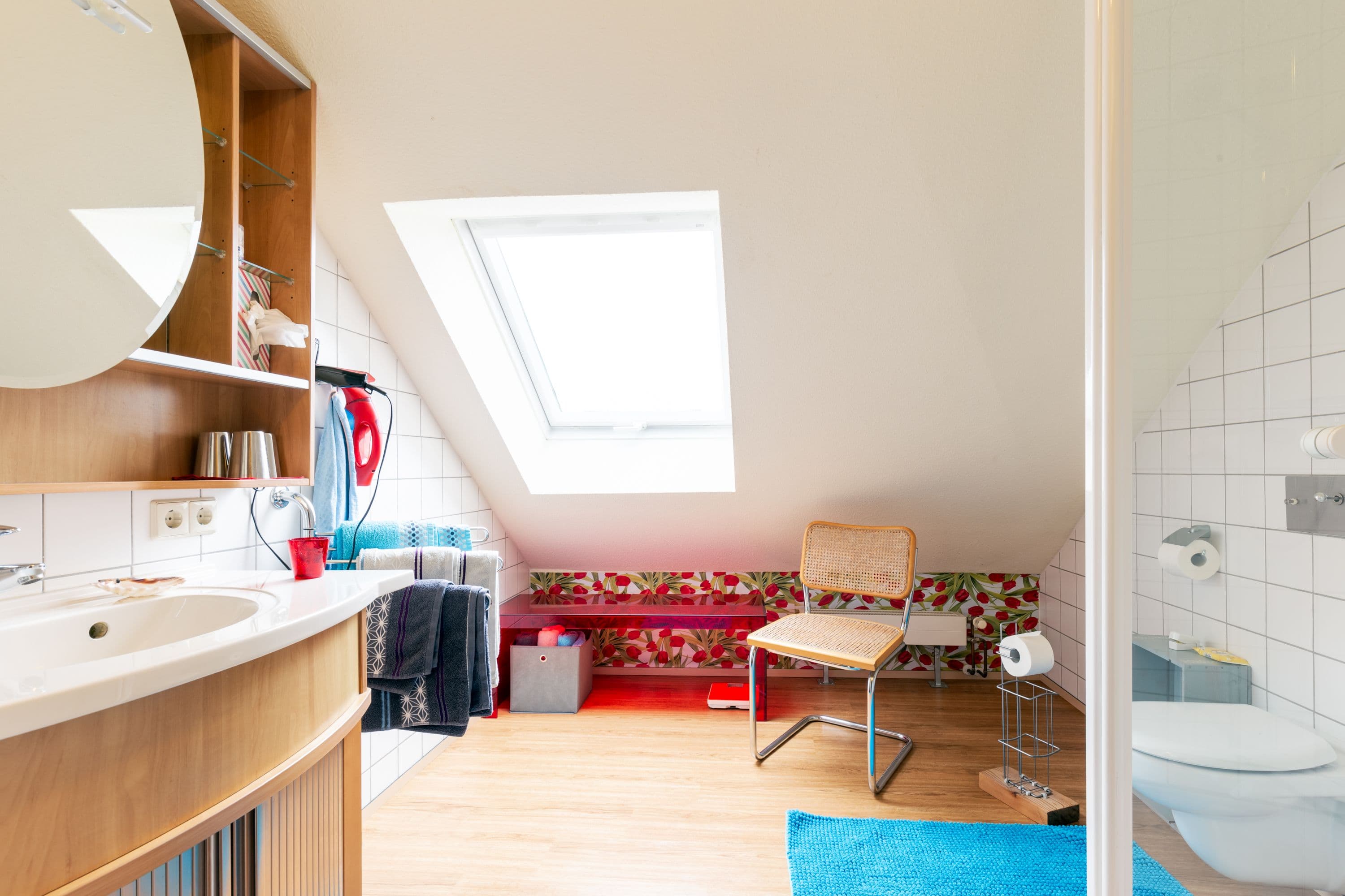 Badezimmer in der Ferienwohnung Fischer