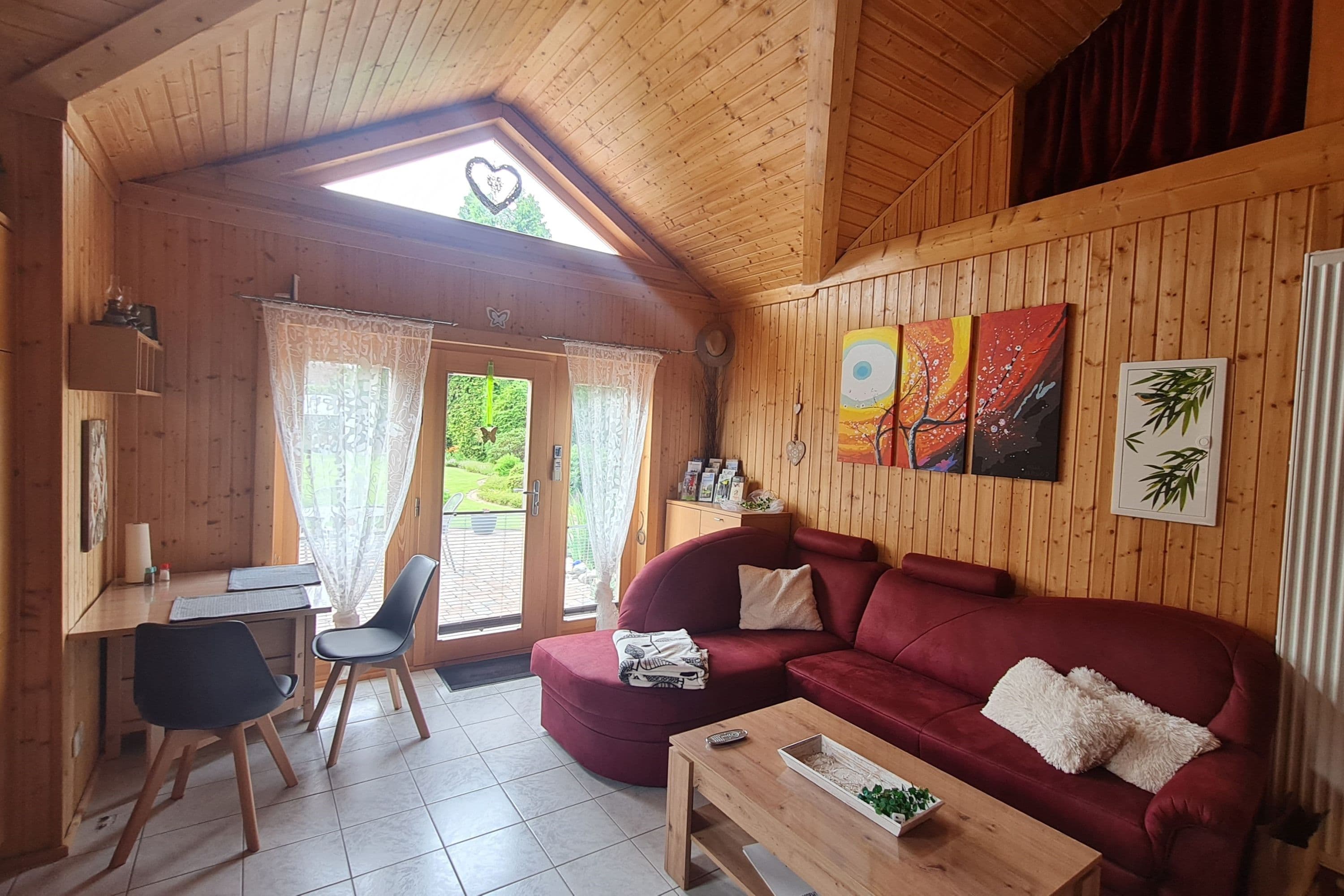 Wohnzimmer im Ferienhaus Burg in Celle