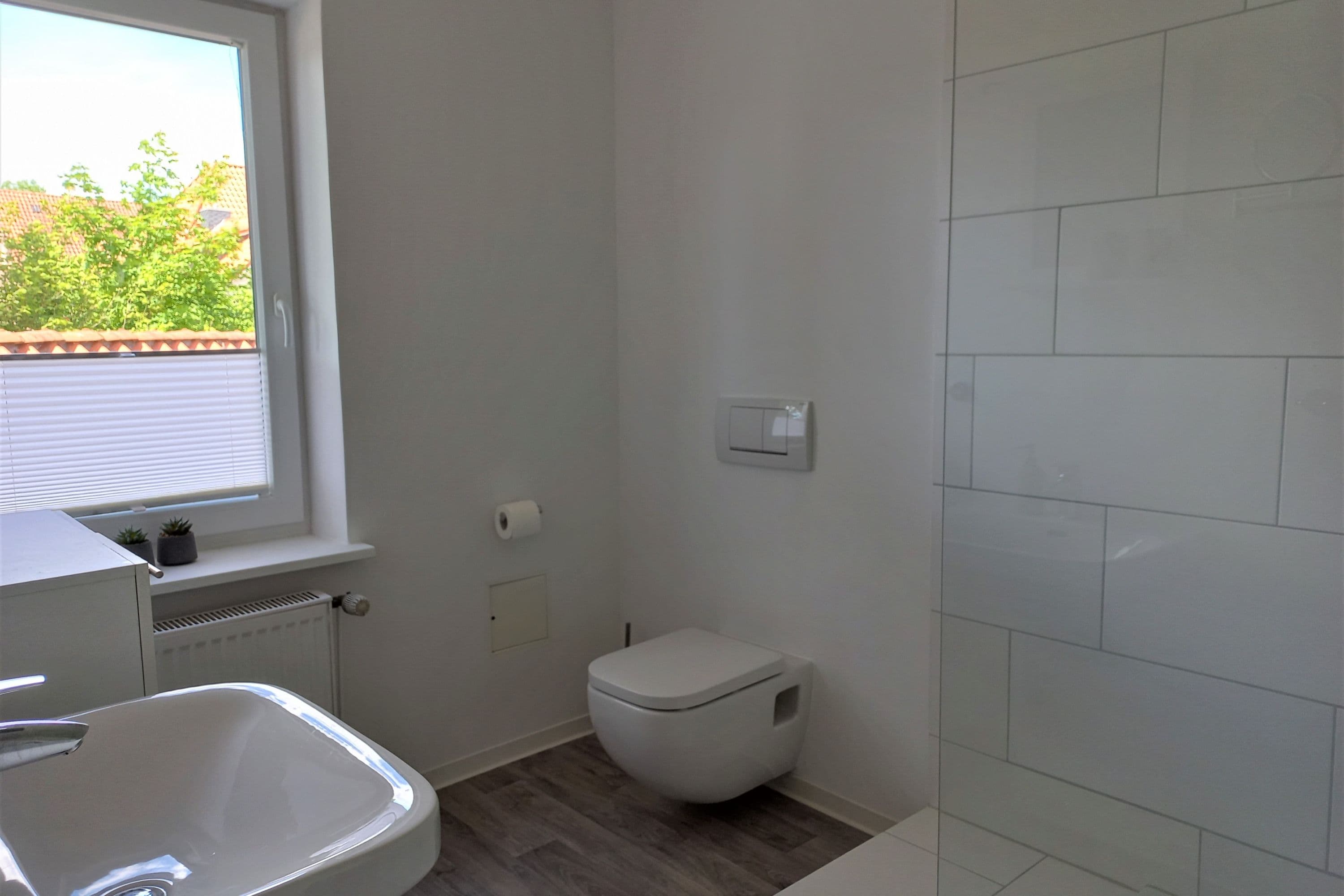 Badezimmer in der Ferienwohnung Friedrich in Hermannsburg