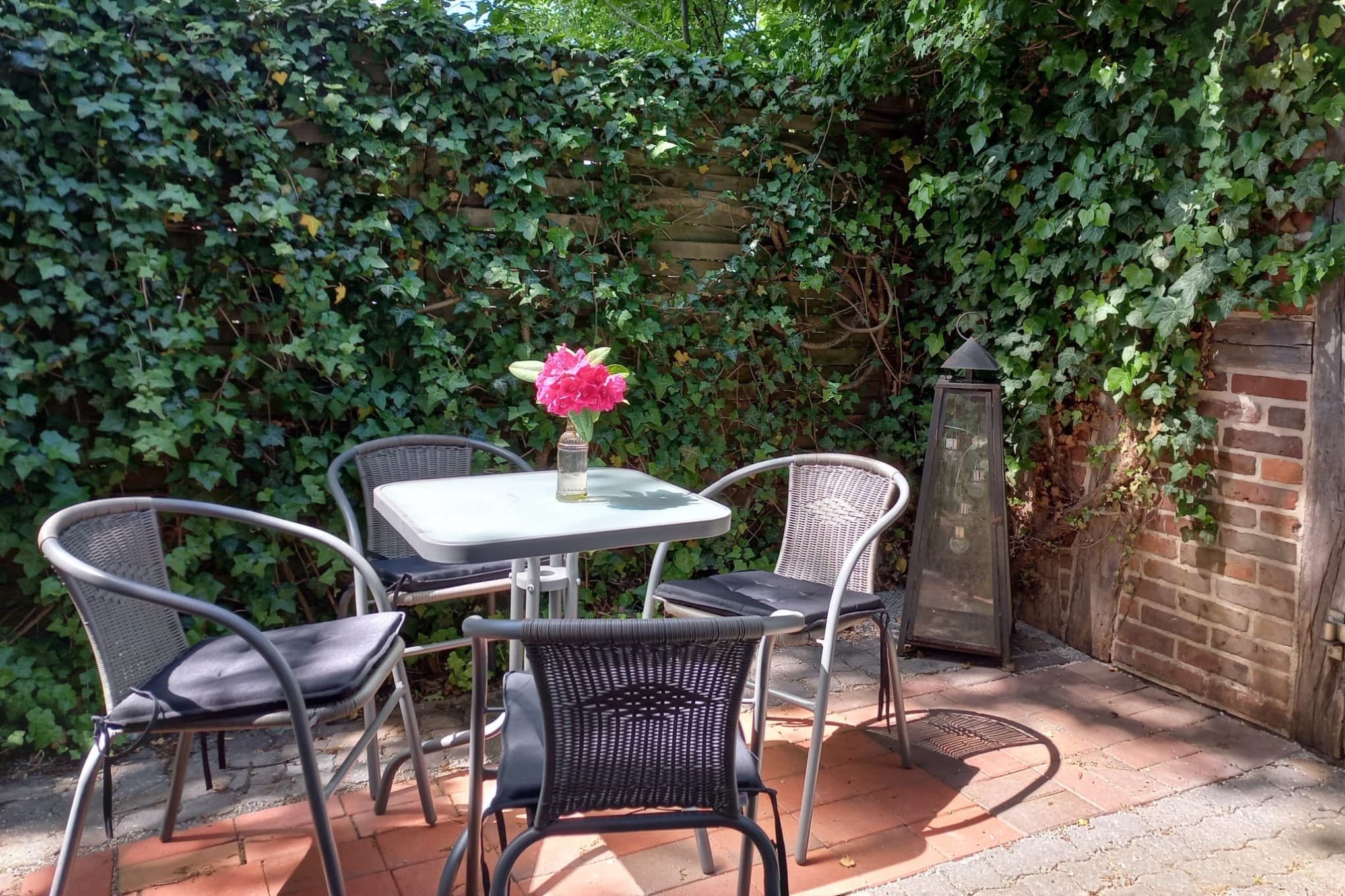 Garten an der Ferienwohnung Friedrich in Hermannsburg