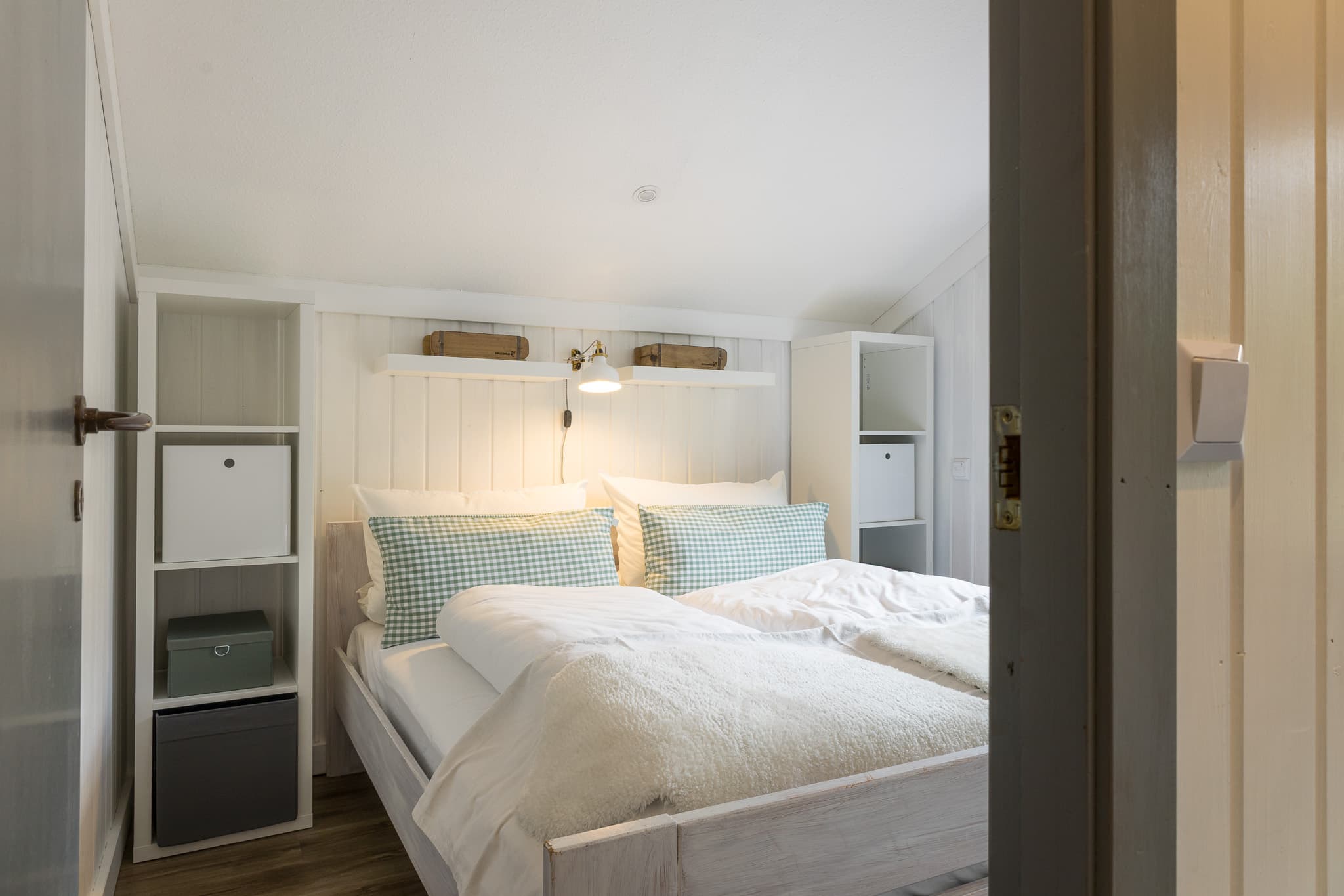 Schlafzimmer im Ferienhaus Trä Hus