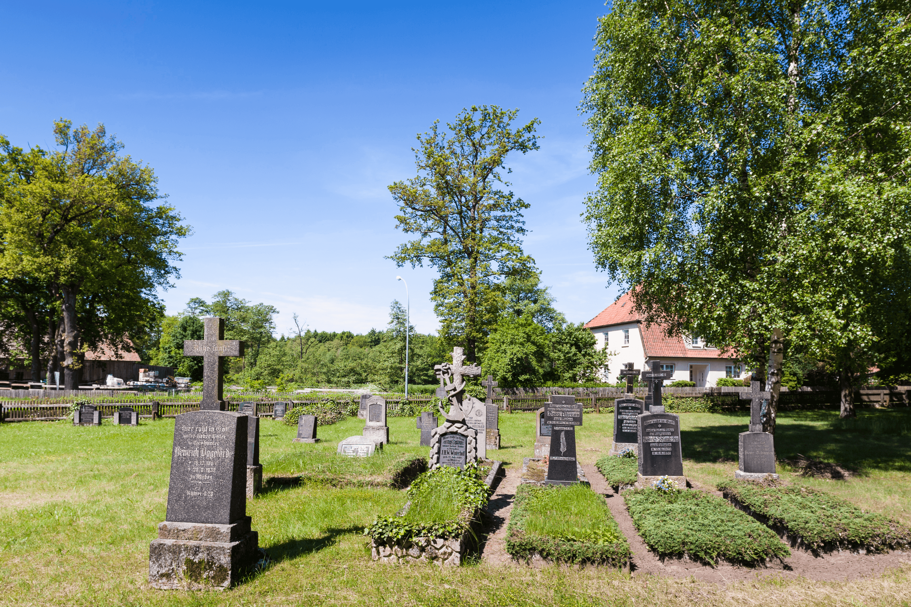 Der alte Friedhof in Müden (Örtze)
