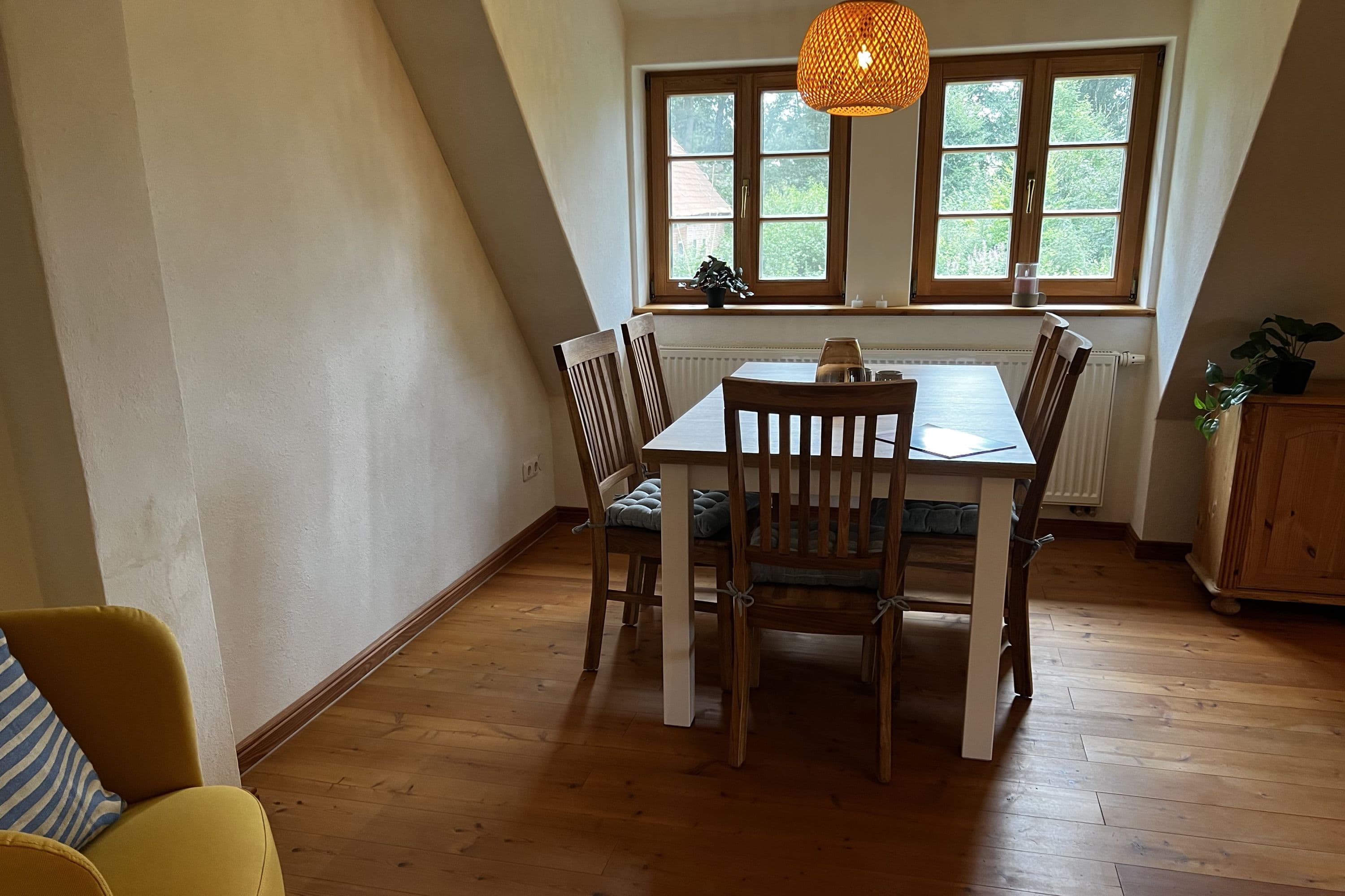 Essbereich in der Ferienwohnung Seibel in Hermannsburg