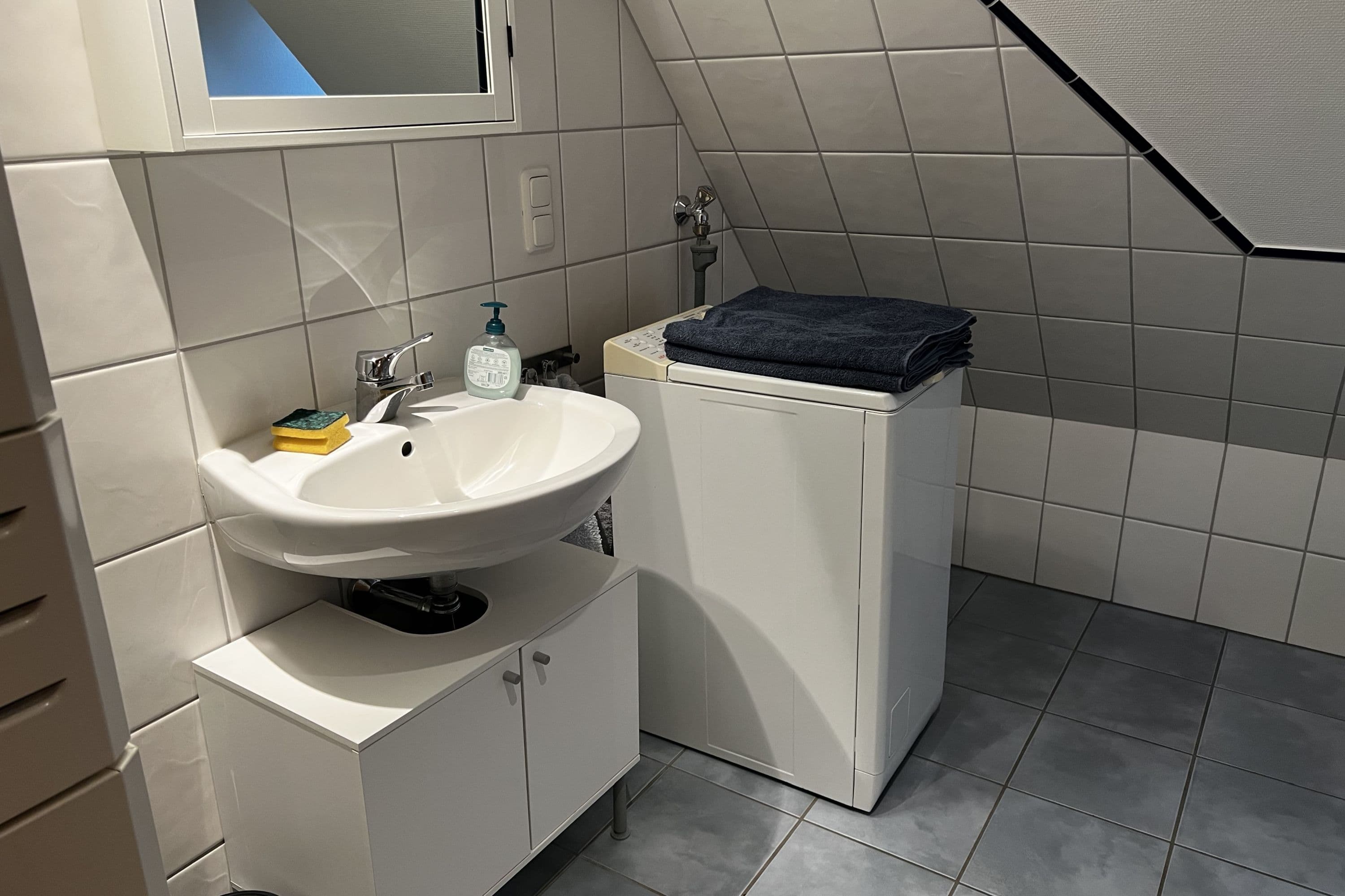 Badezimmer in der Ferienwohnung Seibel in Hermannsburg