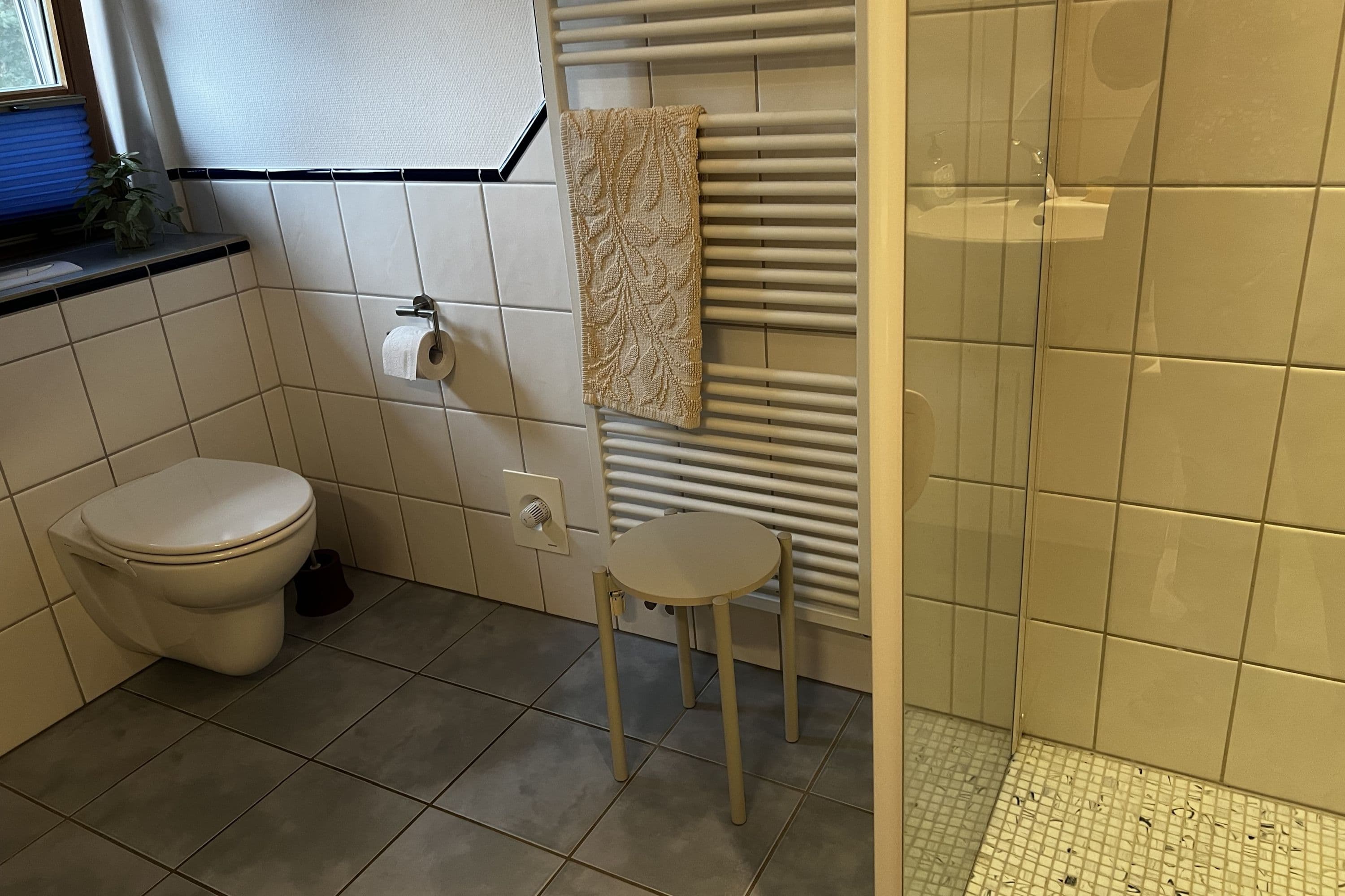 Badezimmer in der Ferienwohnung Seibel in Hermannsburg