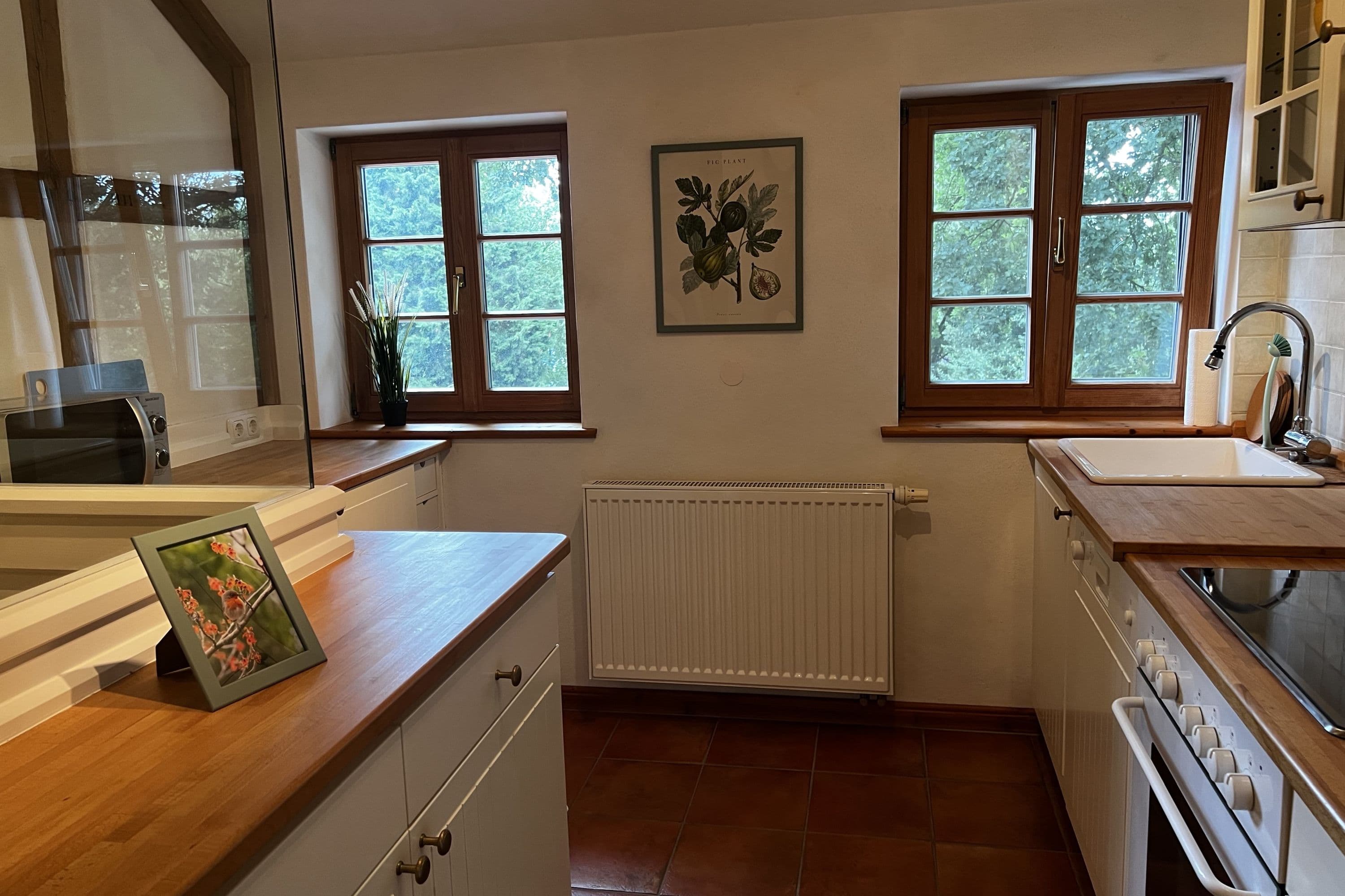 Küche in der Ferienwohnung Seibel in Hermannsburg