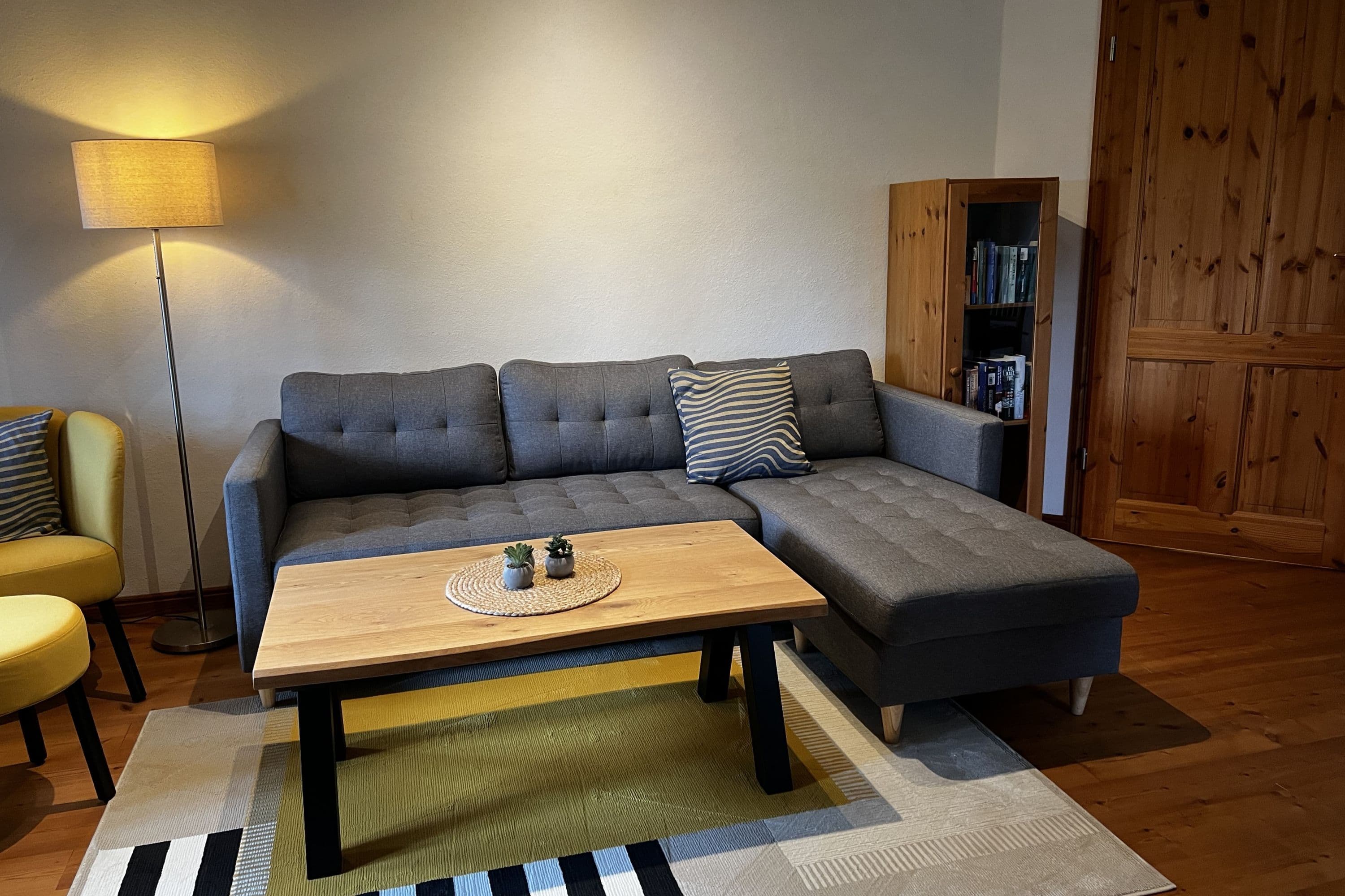 Wohnzimmer in der Ferienwohnung Seibel in Hermannsburg