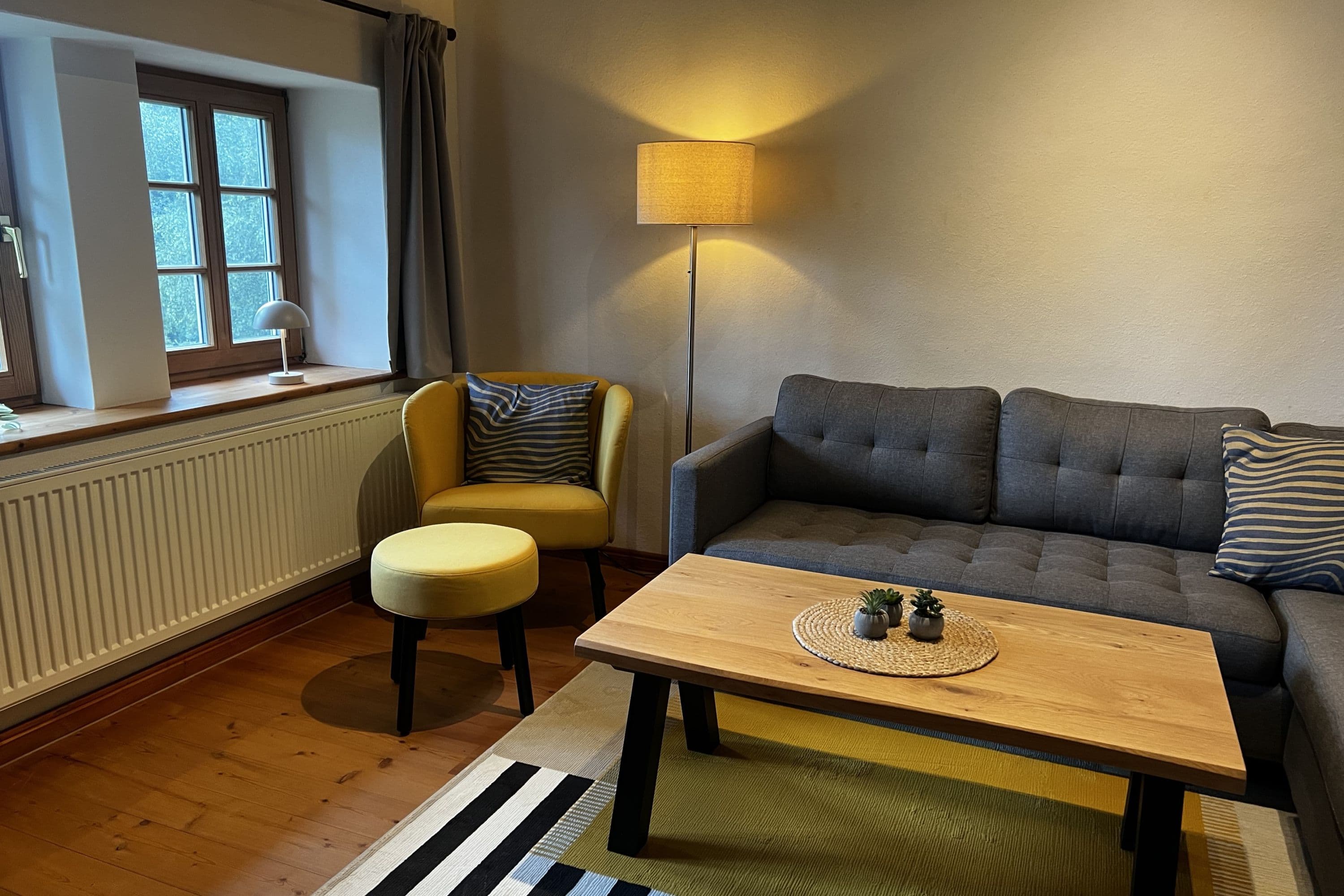 Wohnzimmer in der Ferienwohnung Seibel in Hermannsburg