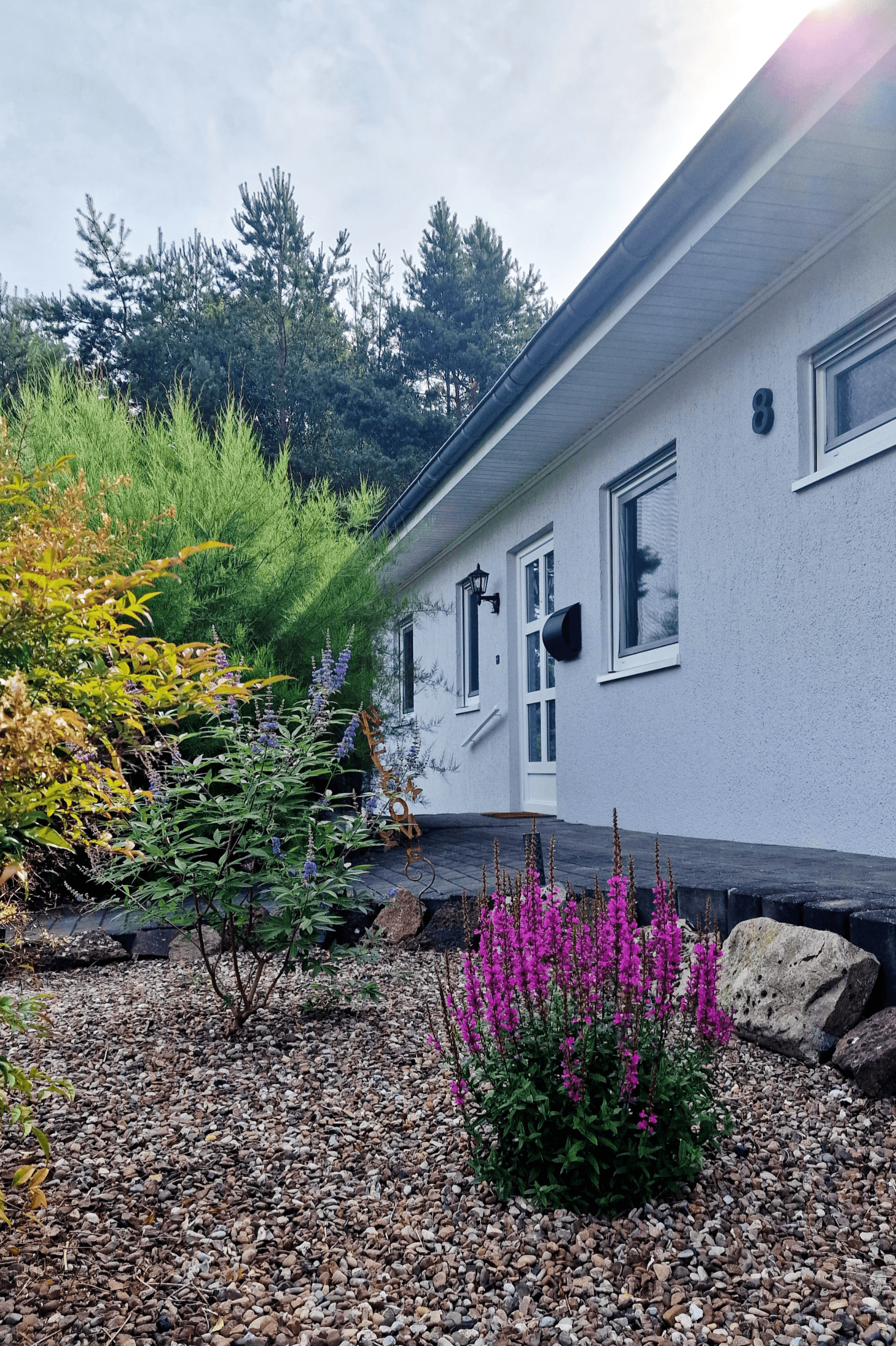 Hauseingangstür der Ferienwohnung Allerdings in Wietze-Hornbostel