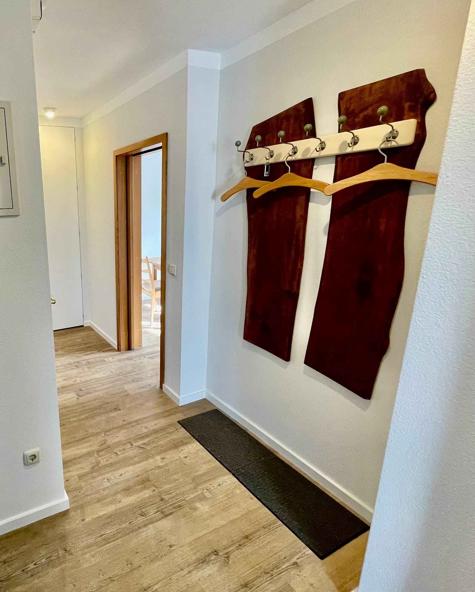 Garderobe im Flur von Haus Helga in Hermannsburg