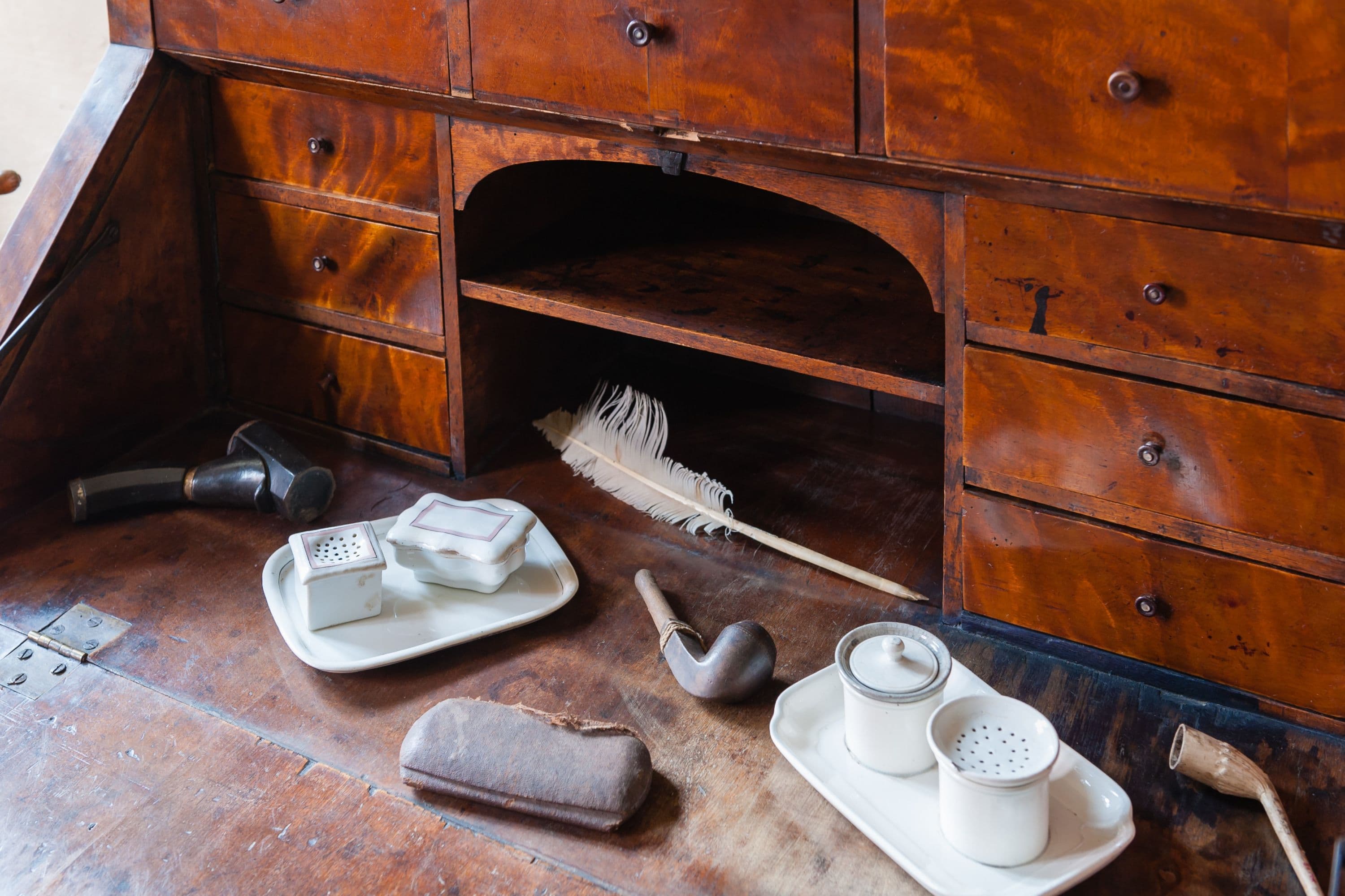 Alltagsgegenstände im Museum Römstedthaus in Bergen